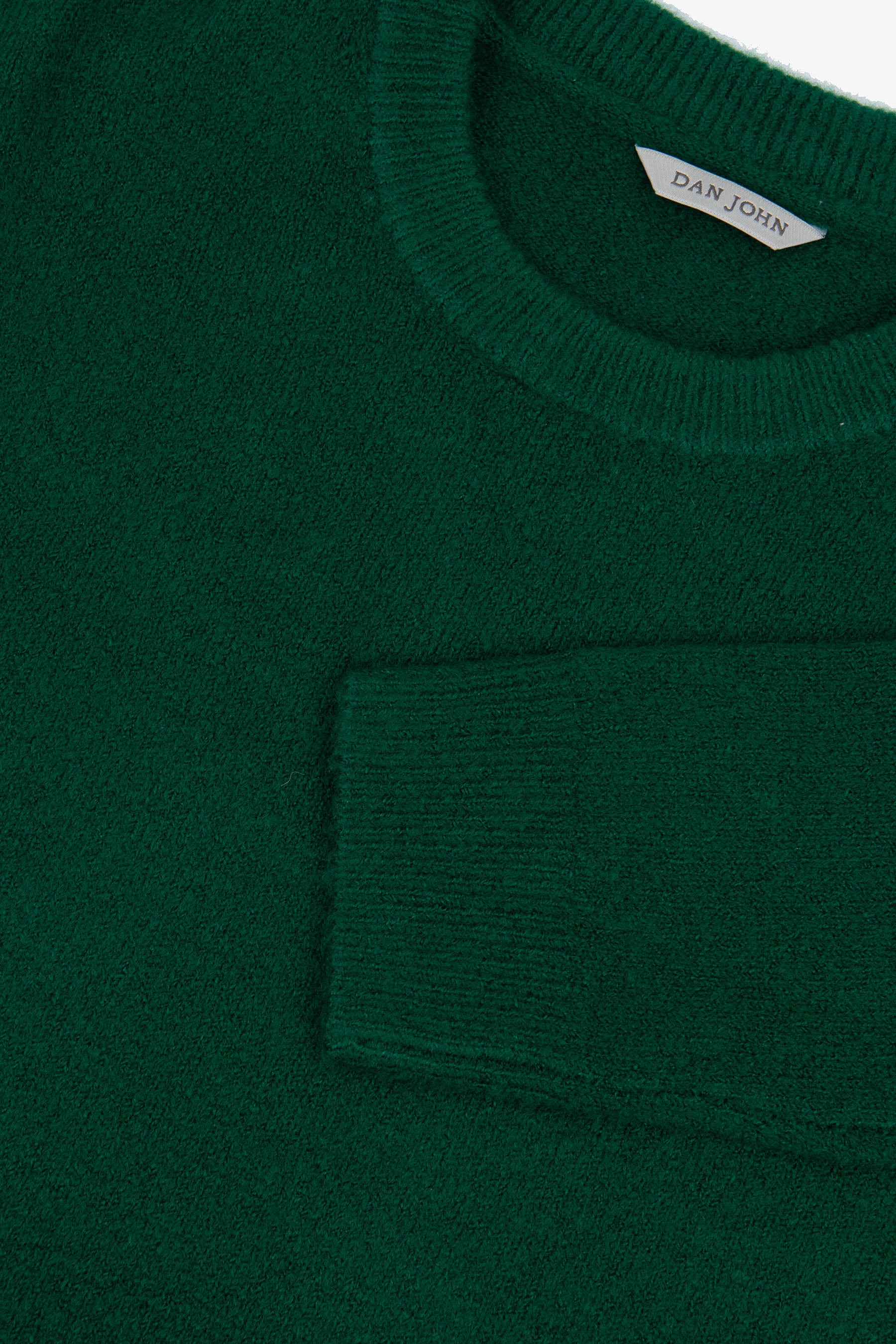 Maglia girocollo effetto termico verde-Dan John
