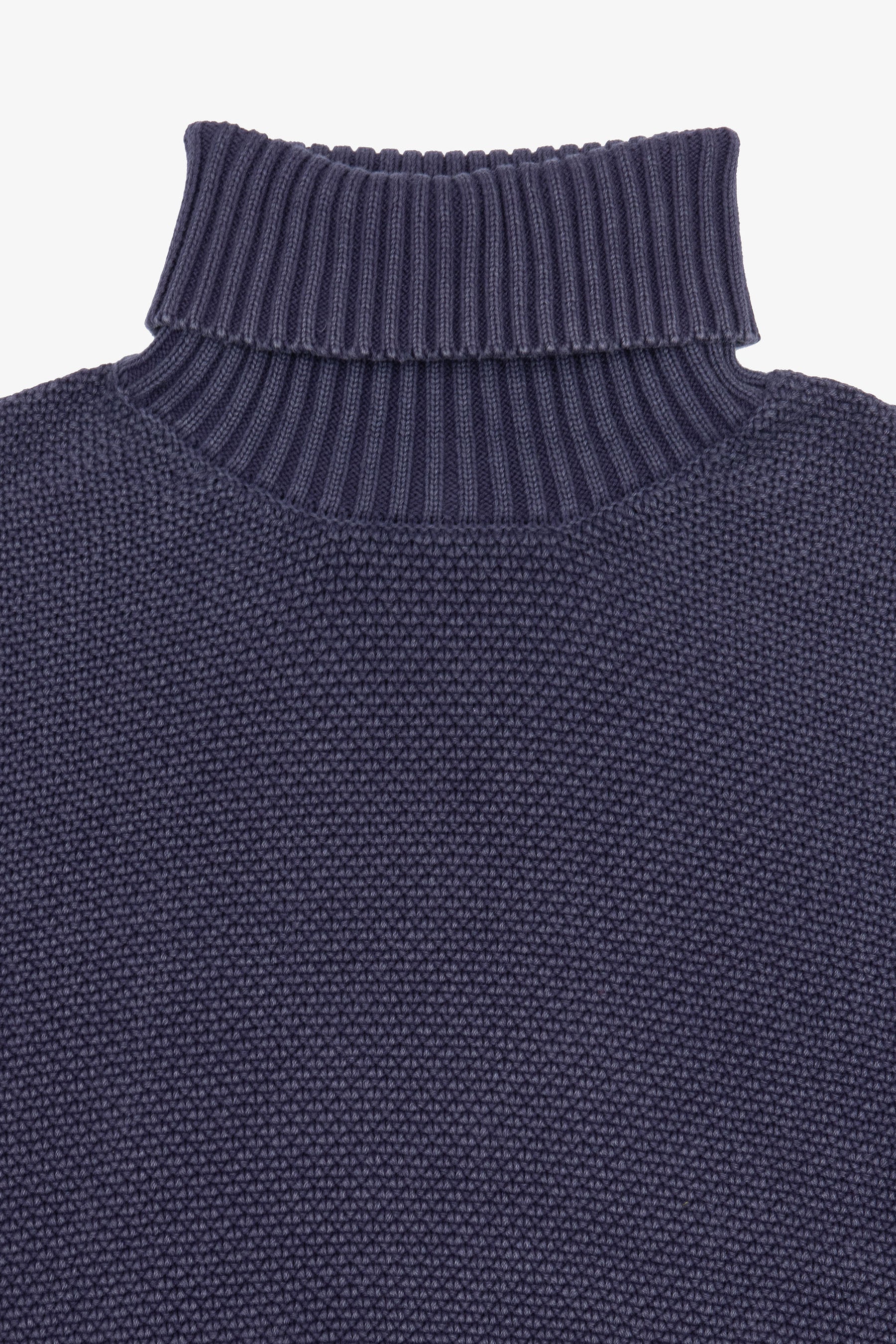 Maglia dolcevita armaturata viola-Dan John