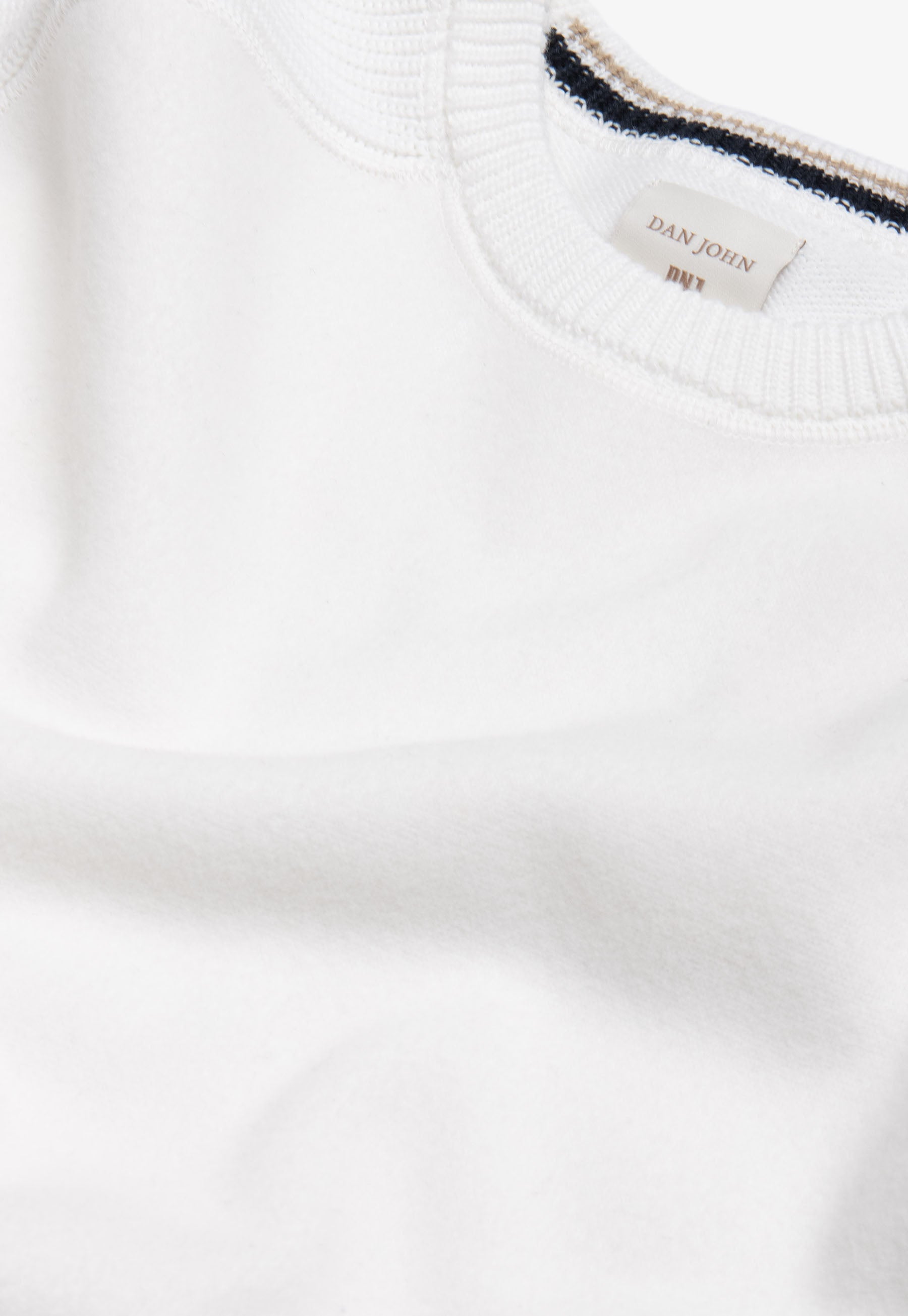 Maglia bimaterica DNJ panna-Dan John