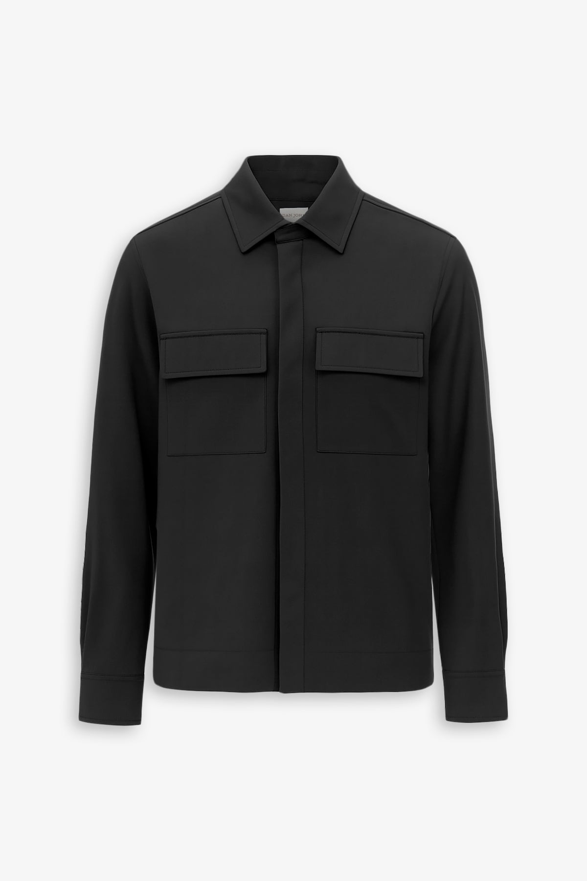 Overshirt tecnica nera