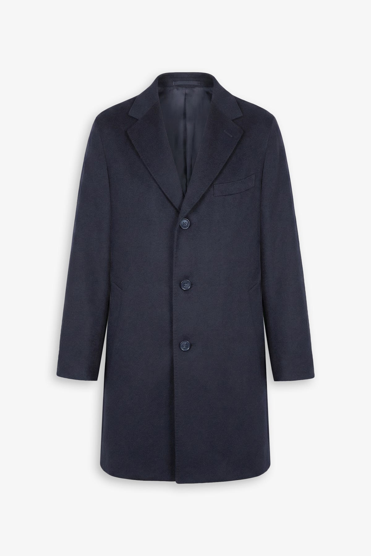 Blue wool blend peacoat