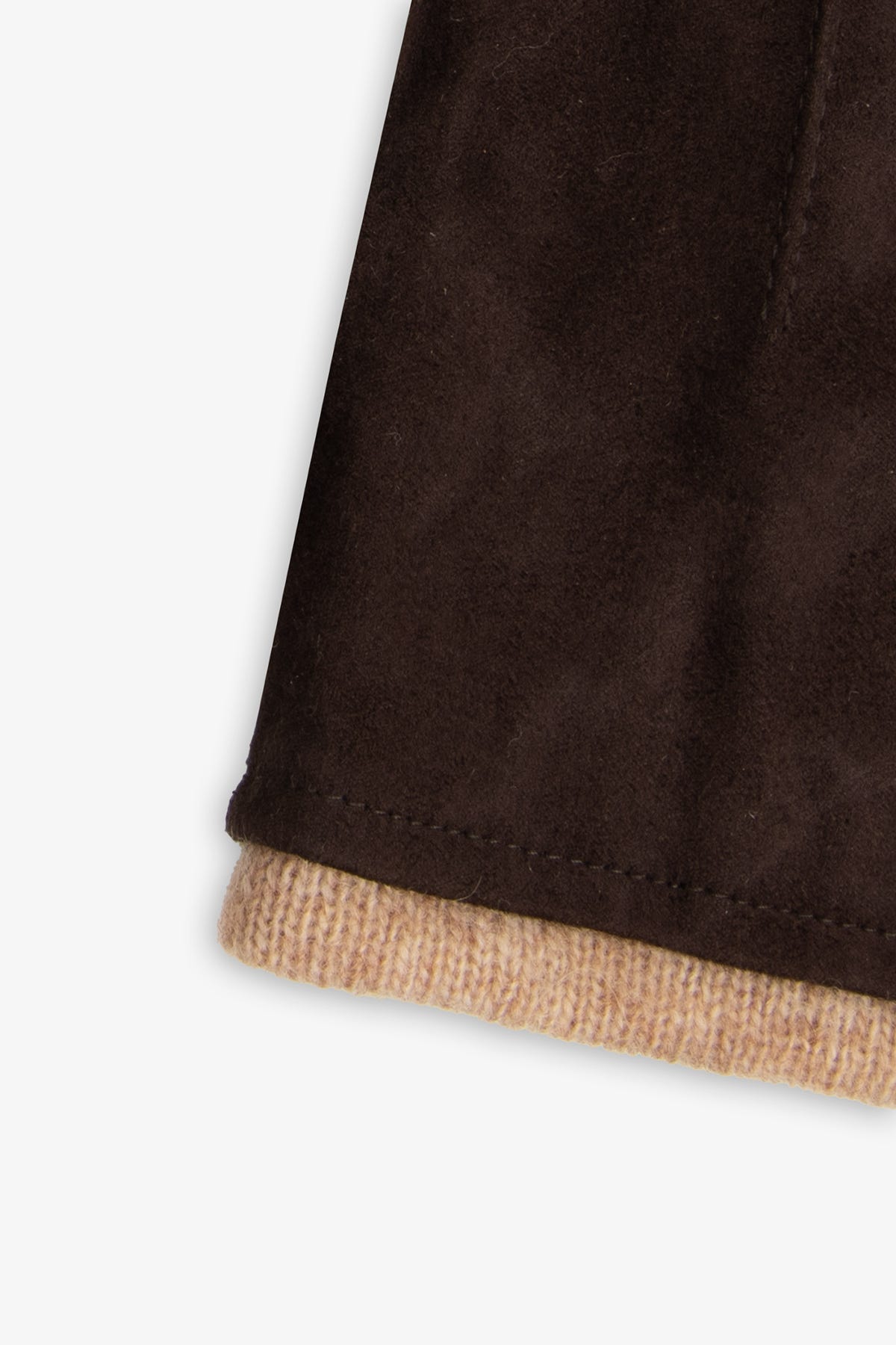 Guanti ecosuede moro