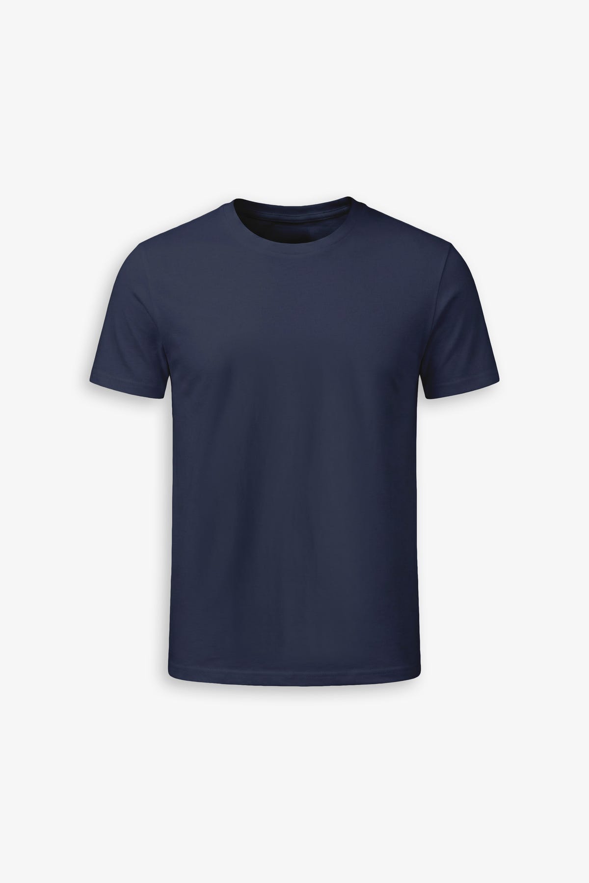 T-shirt basic in cotone blu