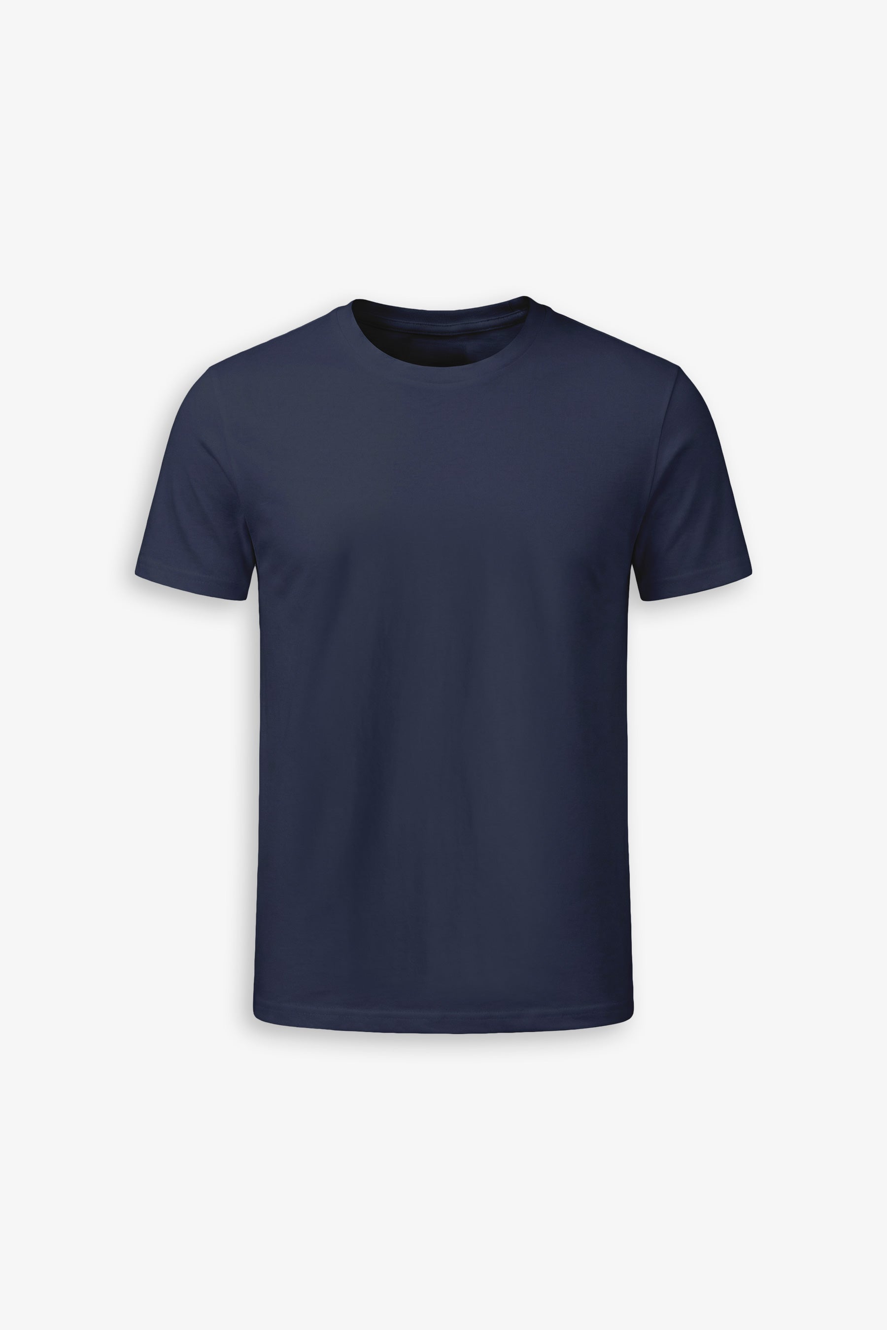 T-shirt basic in cotone blu