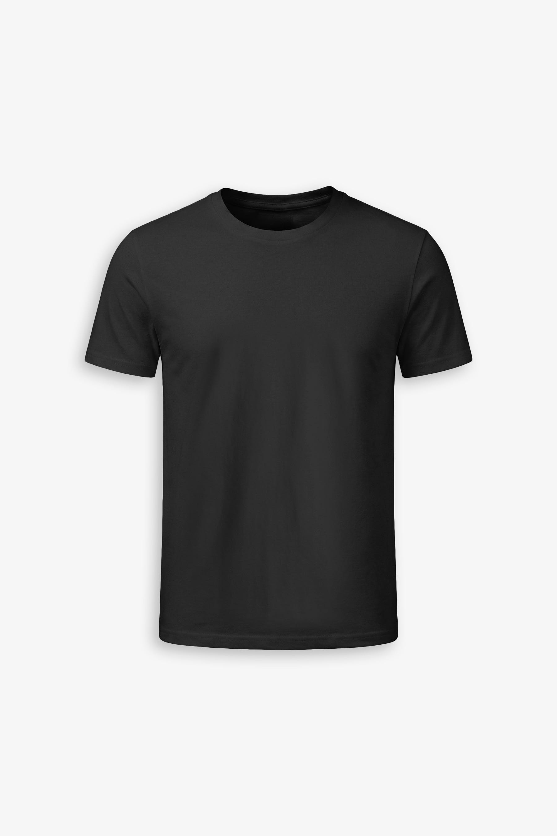 T-shirt basic in cotone nero