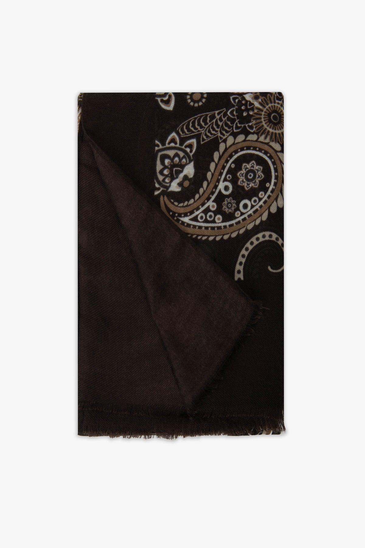 Pashmina macro fiore moro