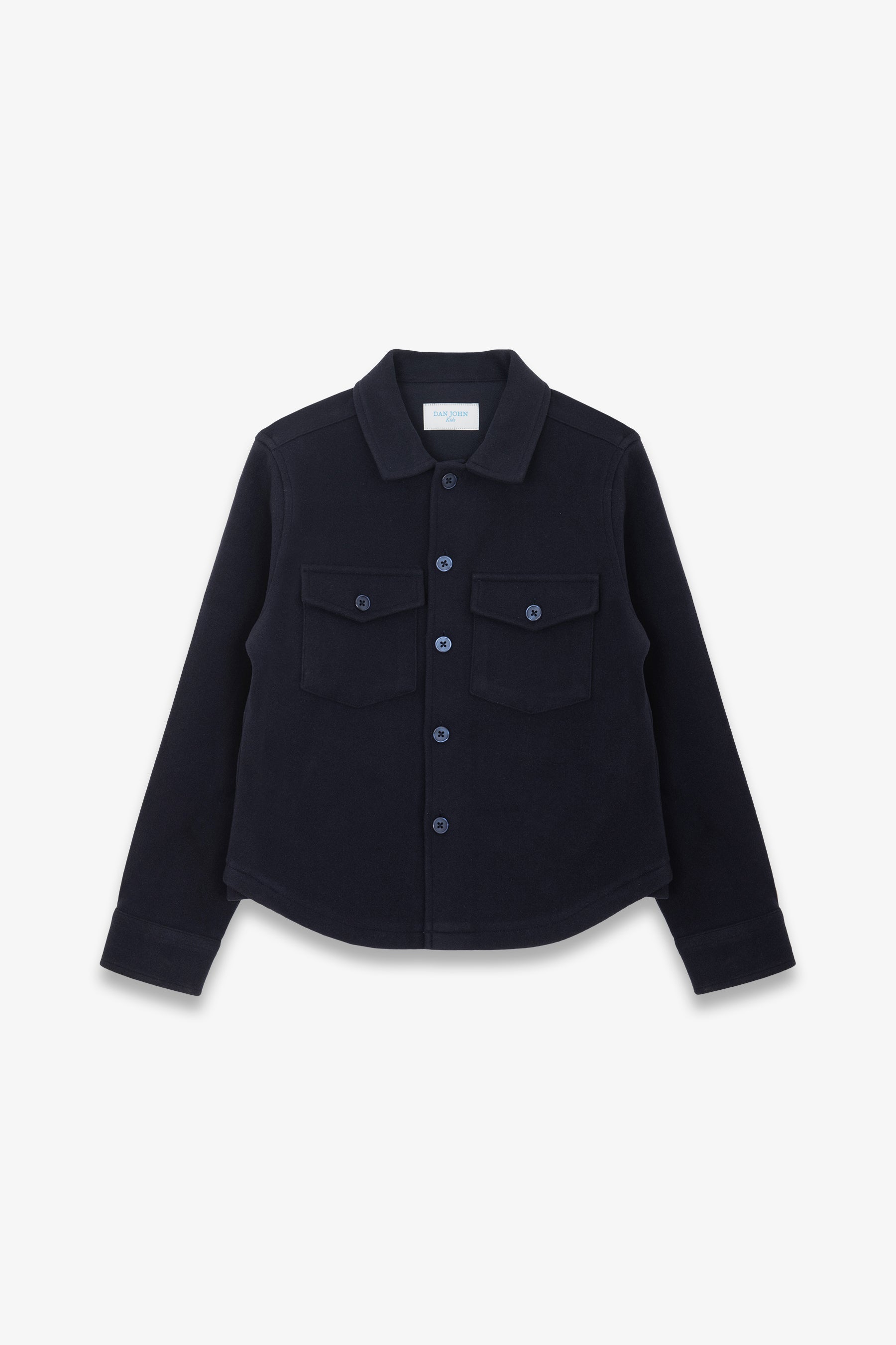 KIDS Blue flannel effect overshirt