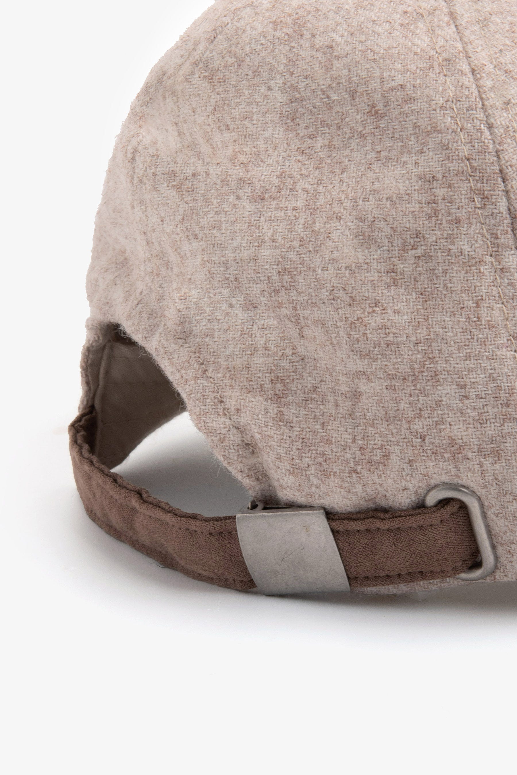 Cappello visiera pied de poule tortora-Dan John