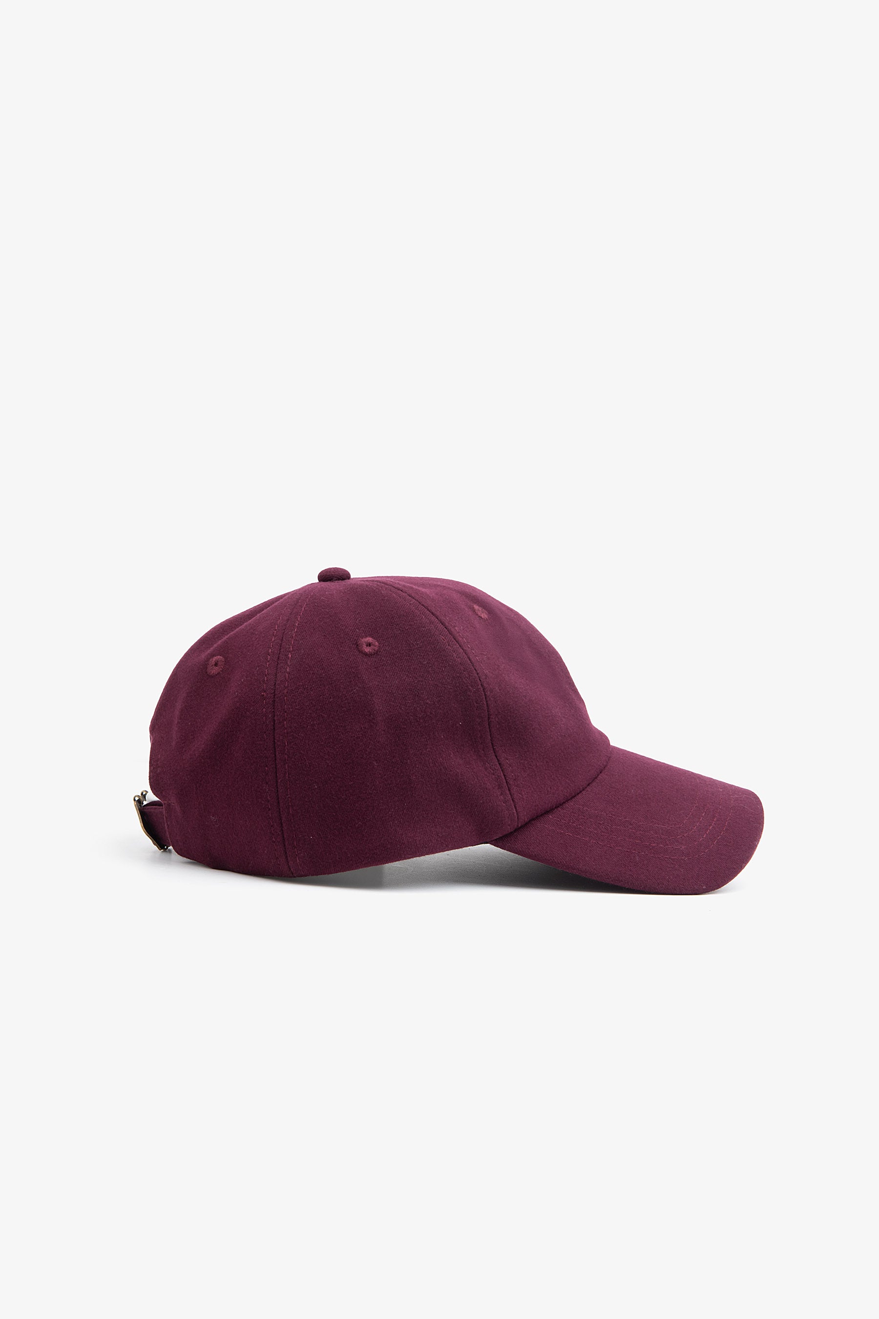 KIDS Burgundy visor hat with logo