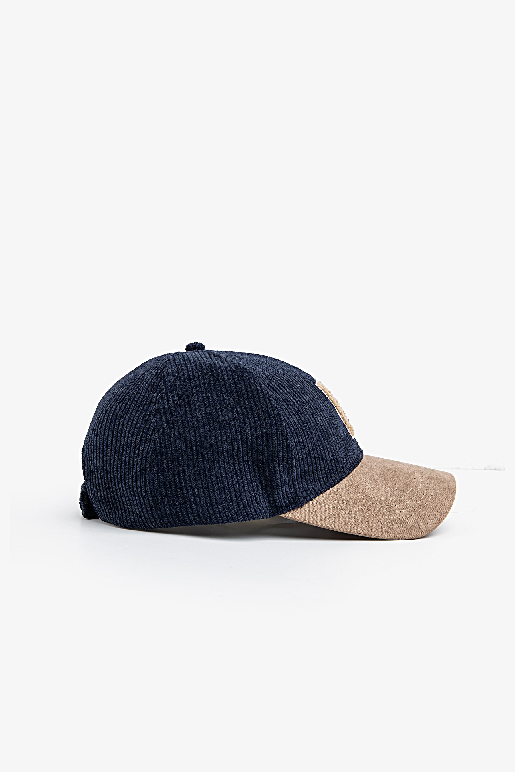 KIDS Blue velvet visor hat