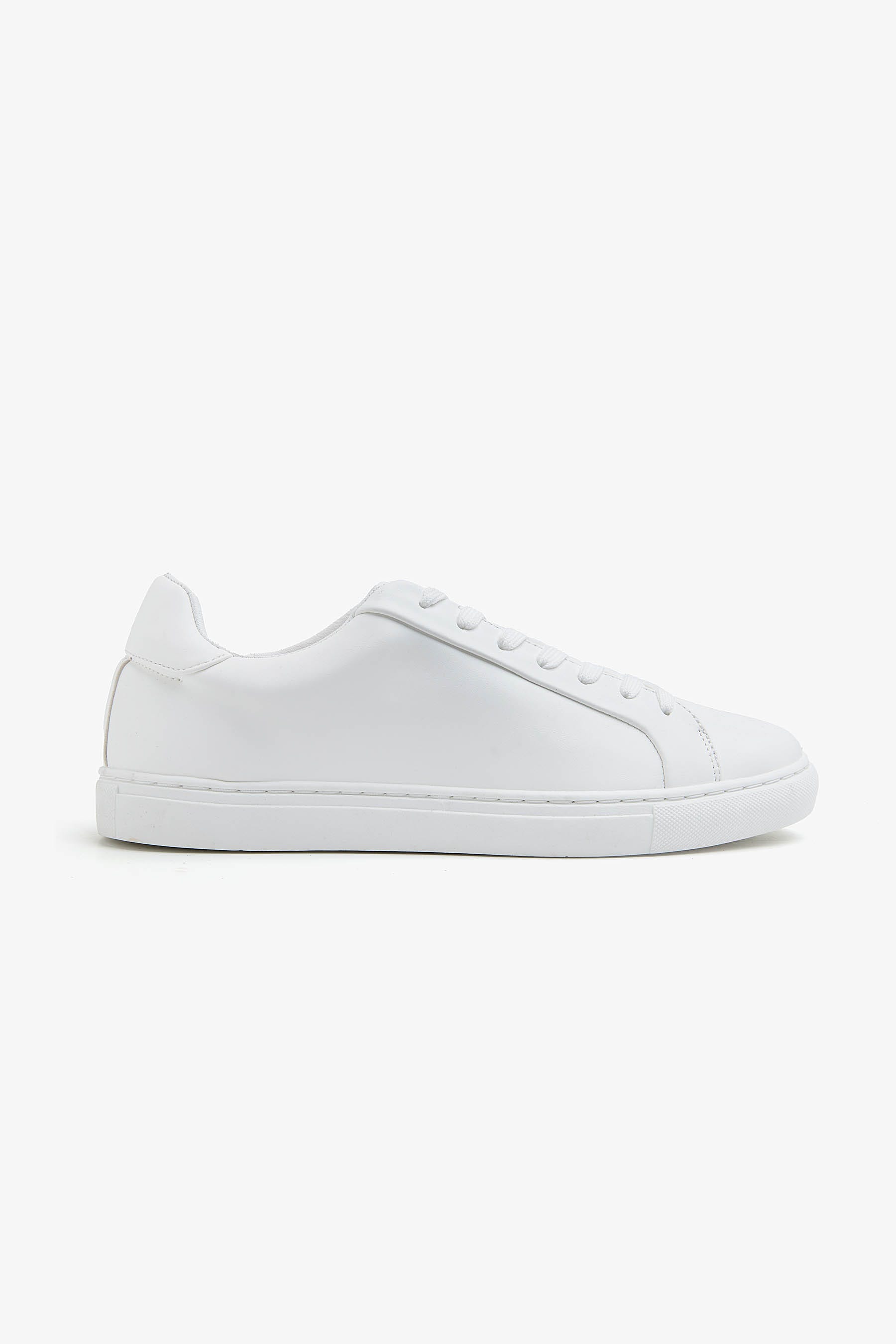 Sneakers in ecopelle bianca-Dan John