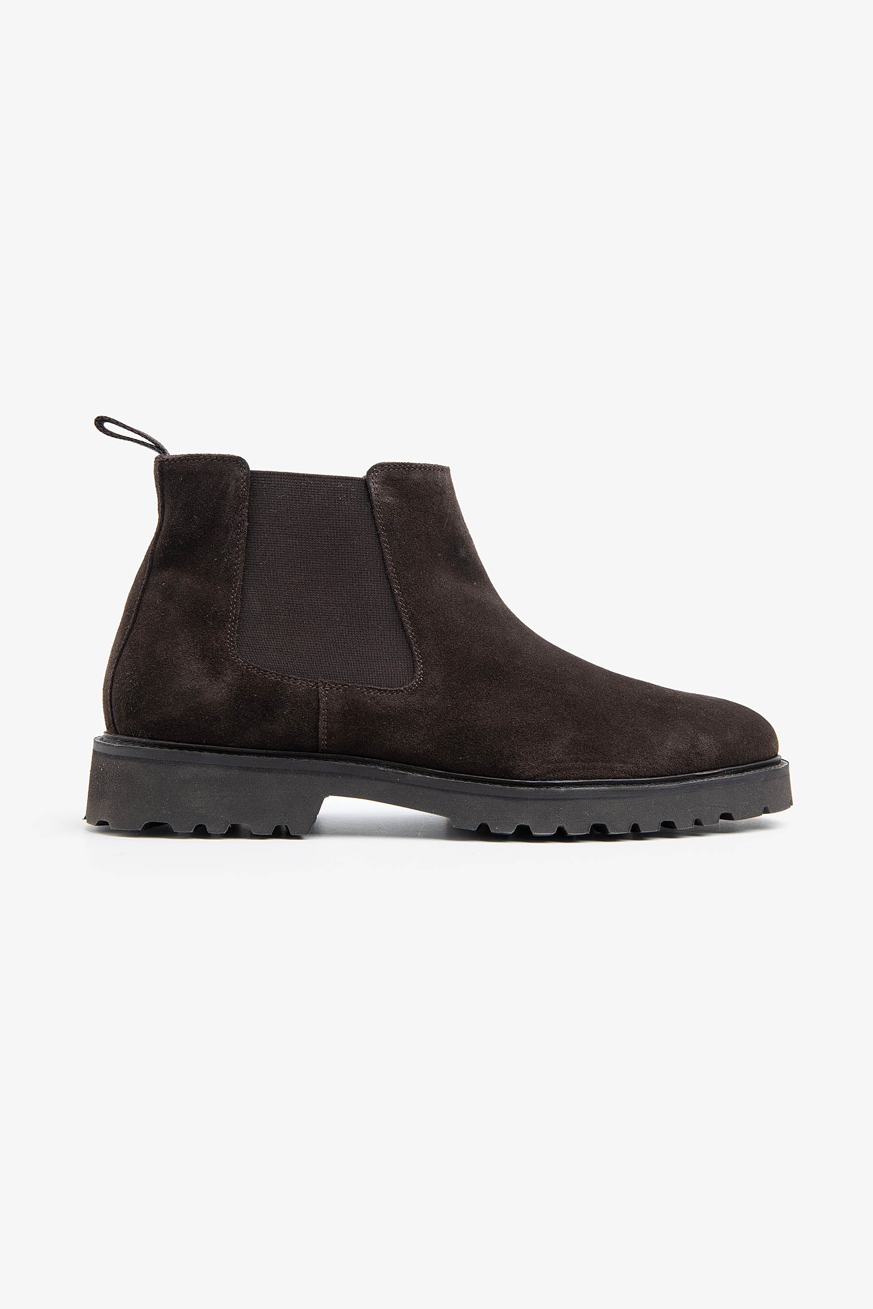 Brown suede Beatles boots