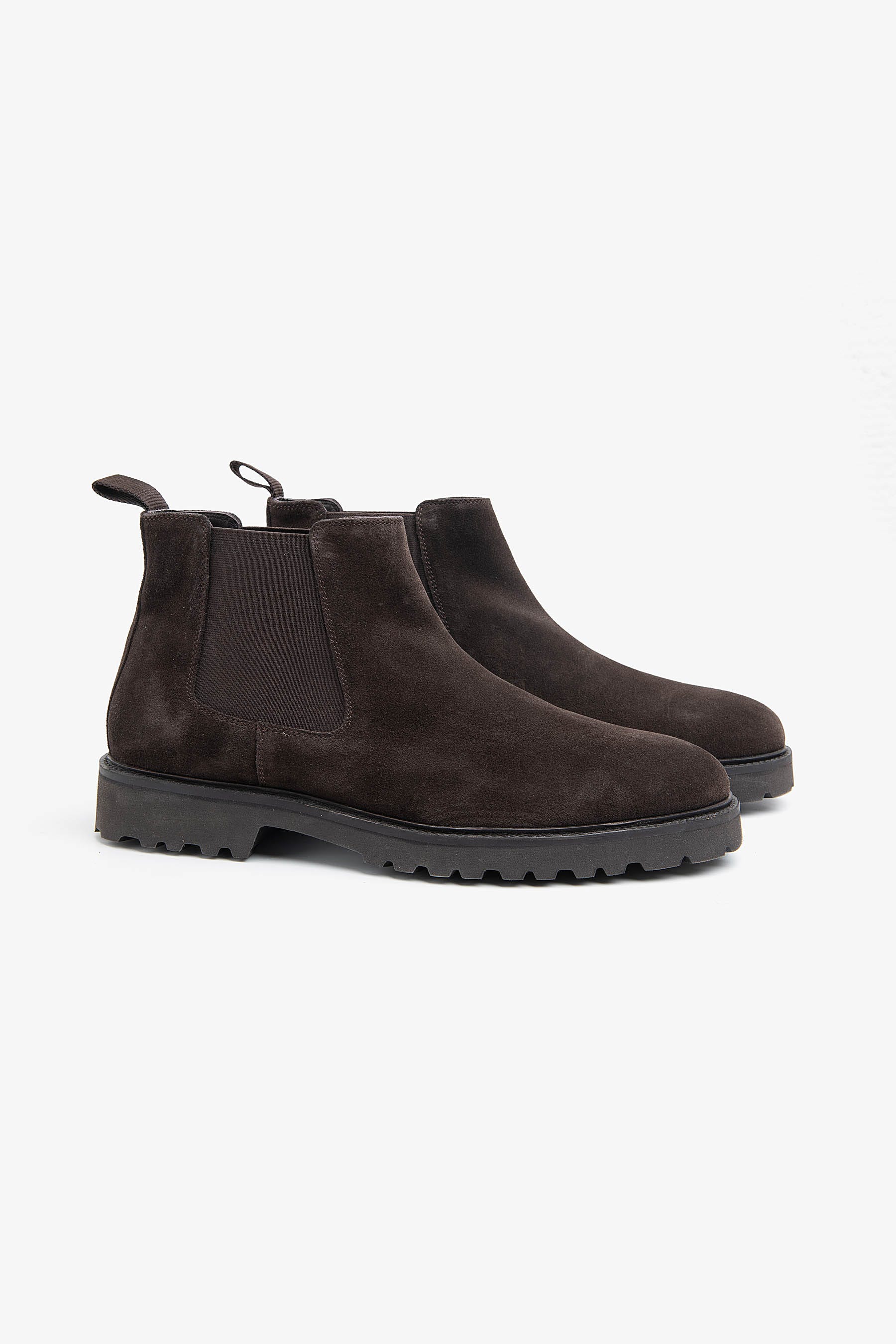 Stivaletto beatles in suede moro-Dan John