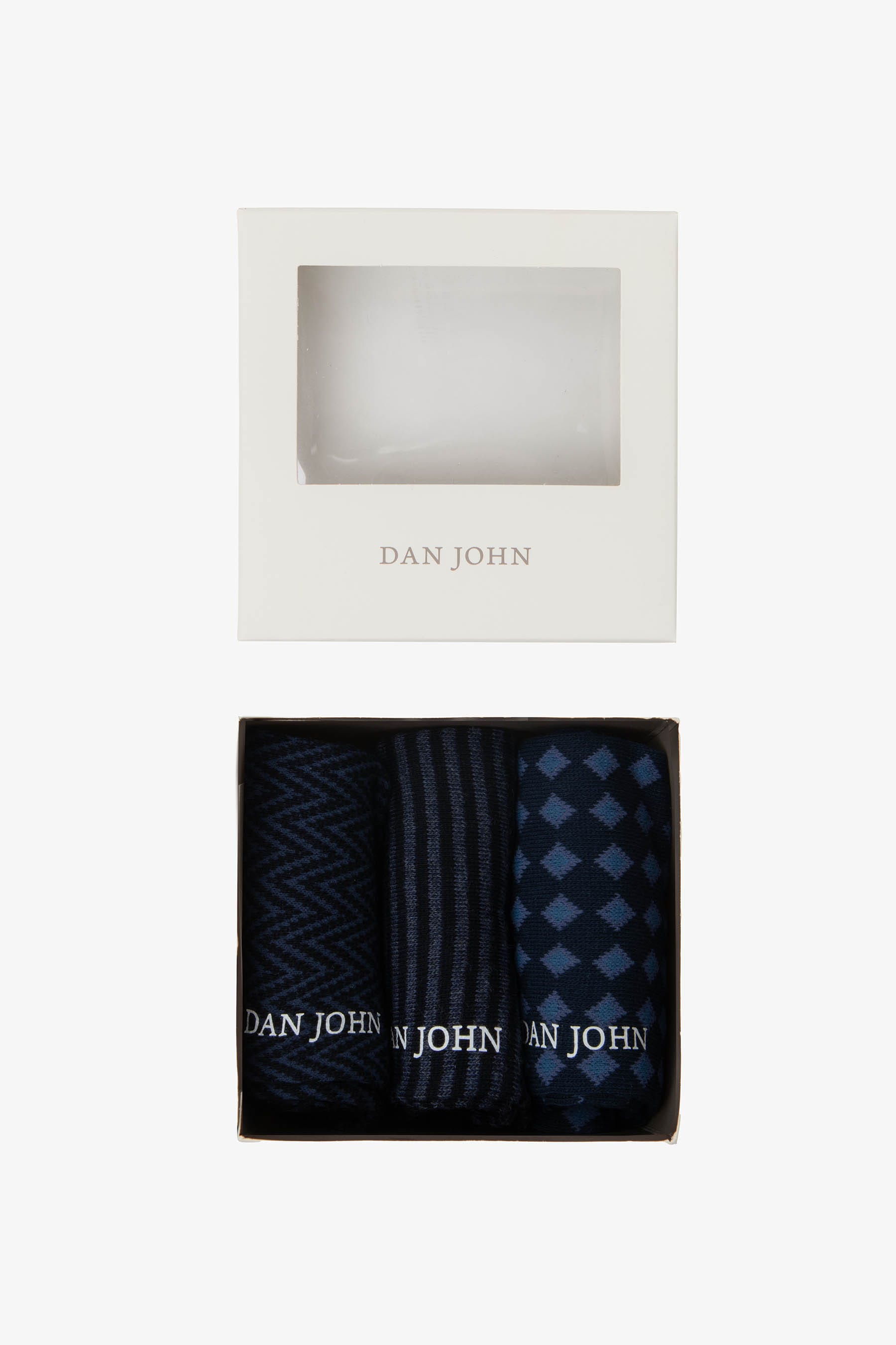 3-pack calzini multicolor-Dan John