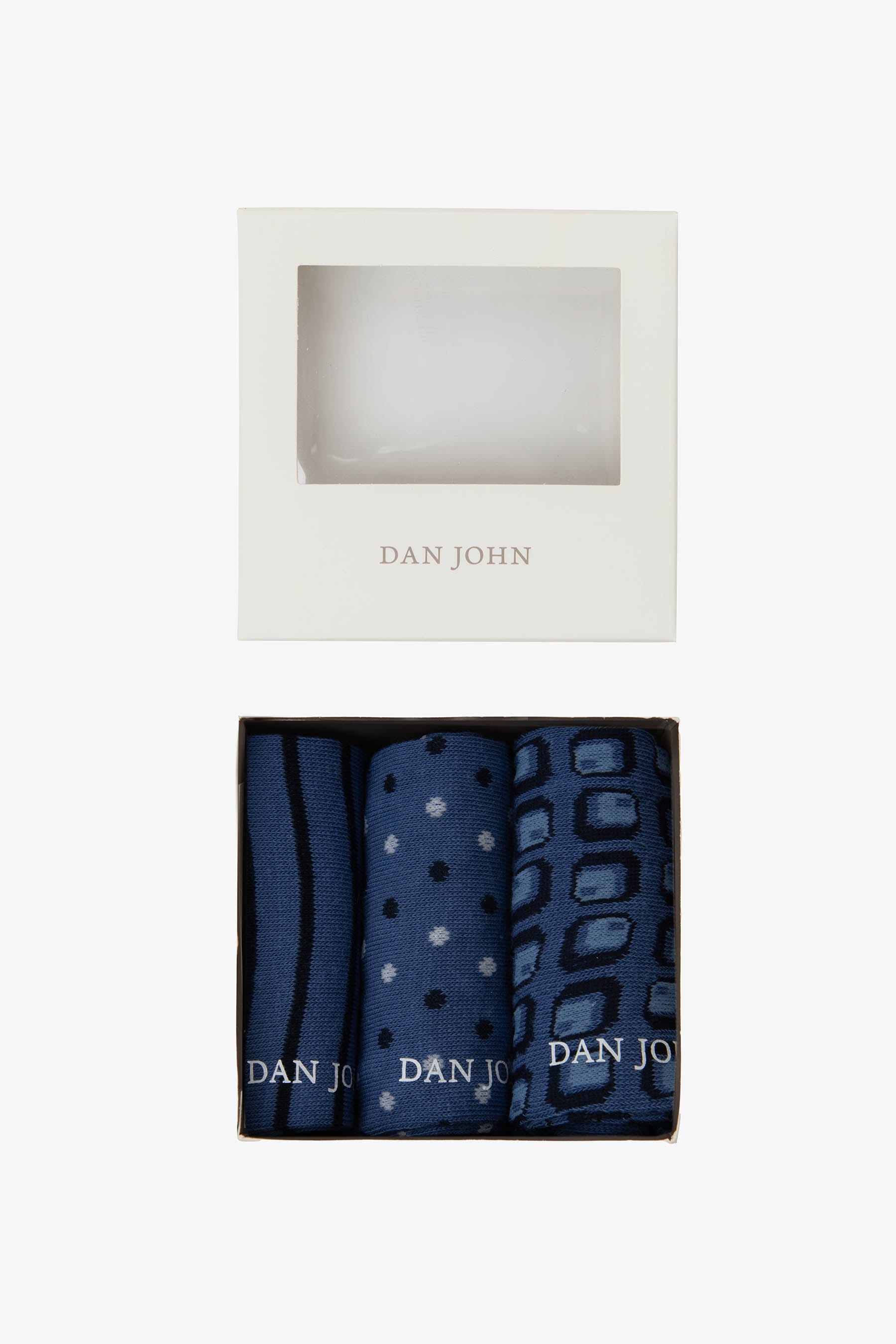 3-pack calzini multicolor-Dan John