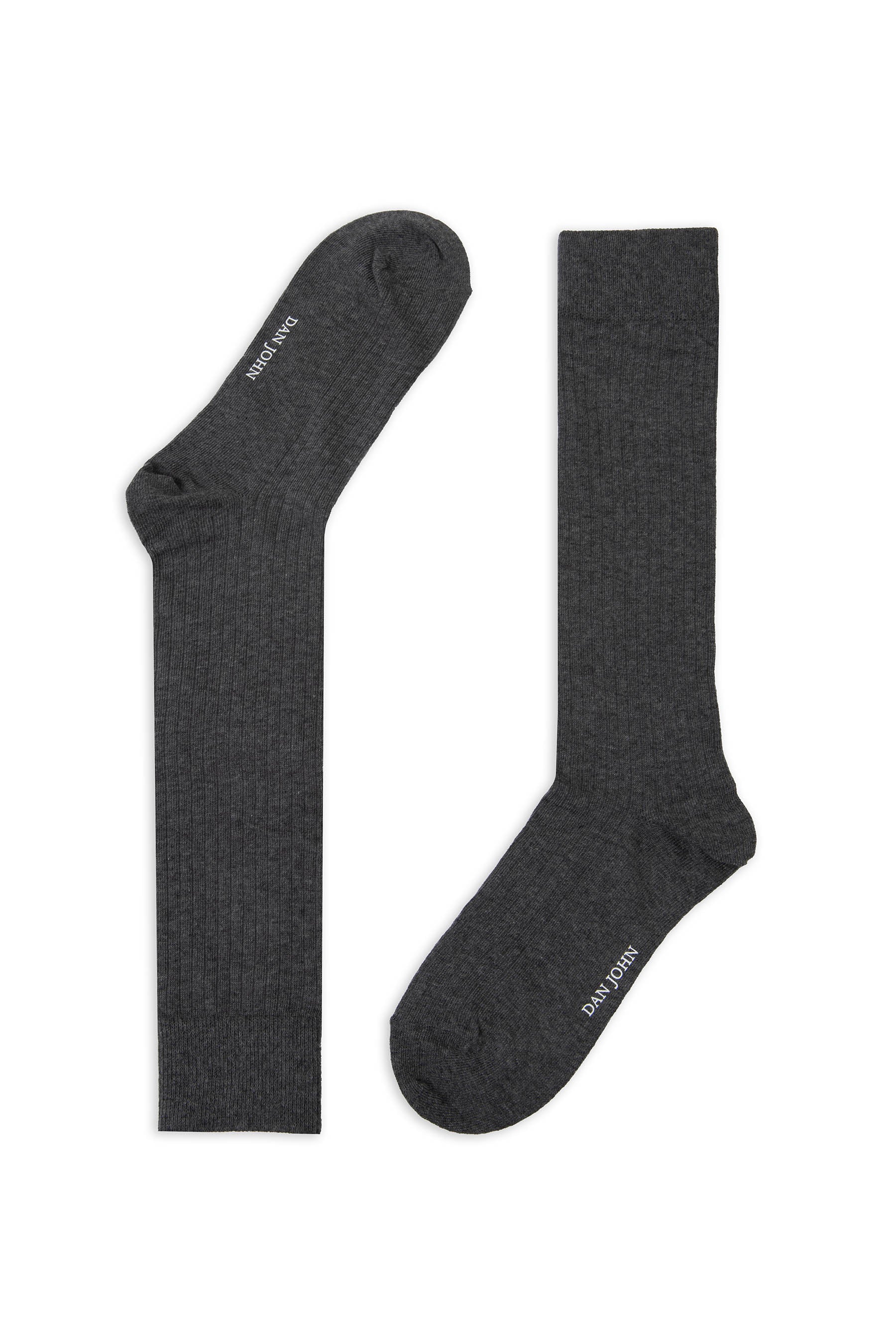 Paquete de 3 calcetines de canalé liso