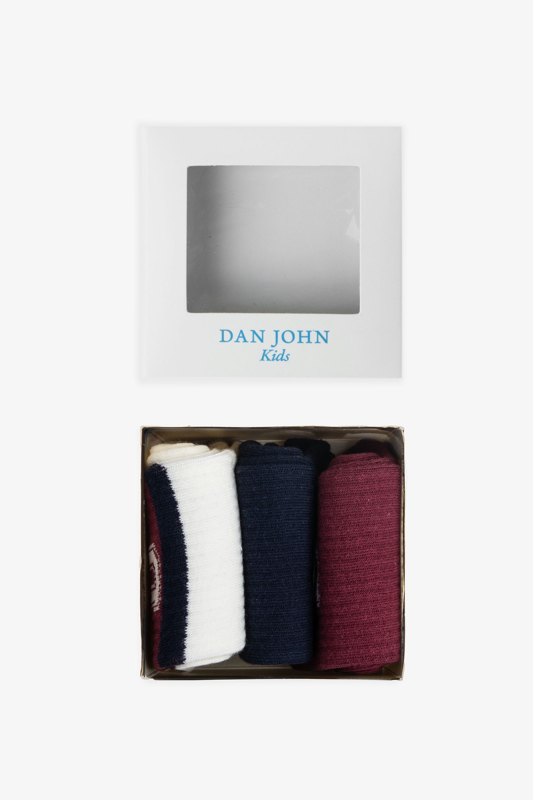 3-pack calza a costina multicolor Kids-Dan John