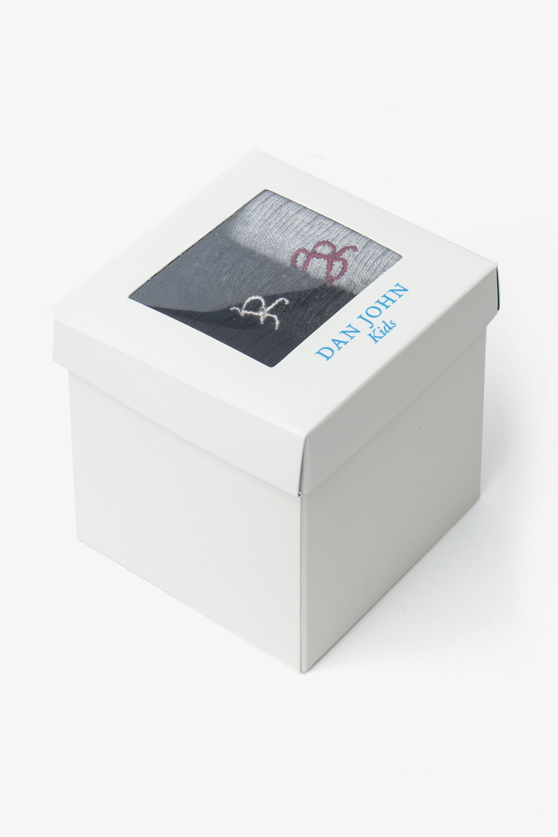 Lot de 3 paires de chaussettes hautes gris clair et côtelées Kids