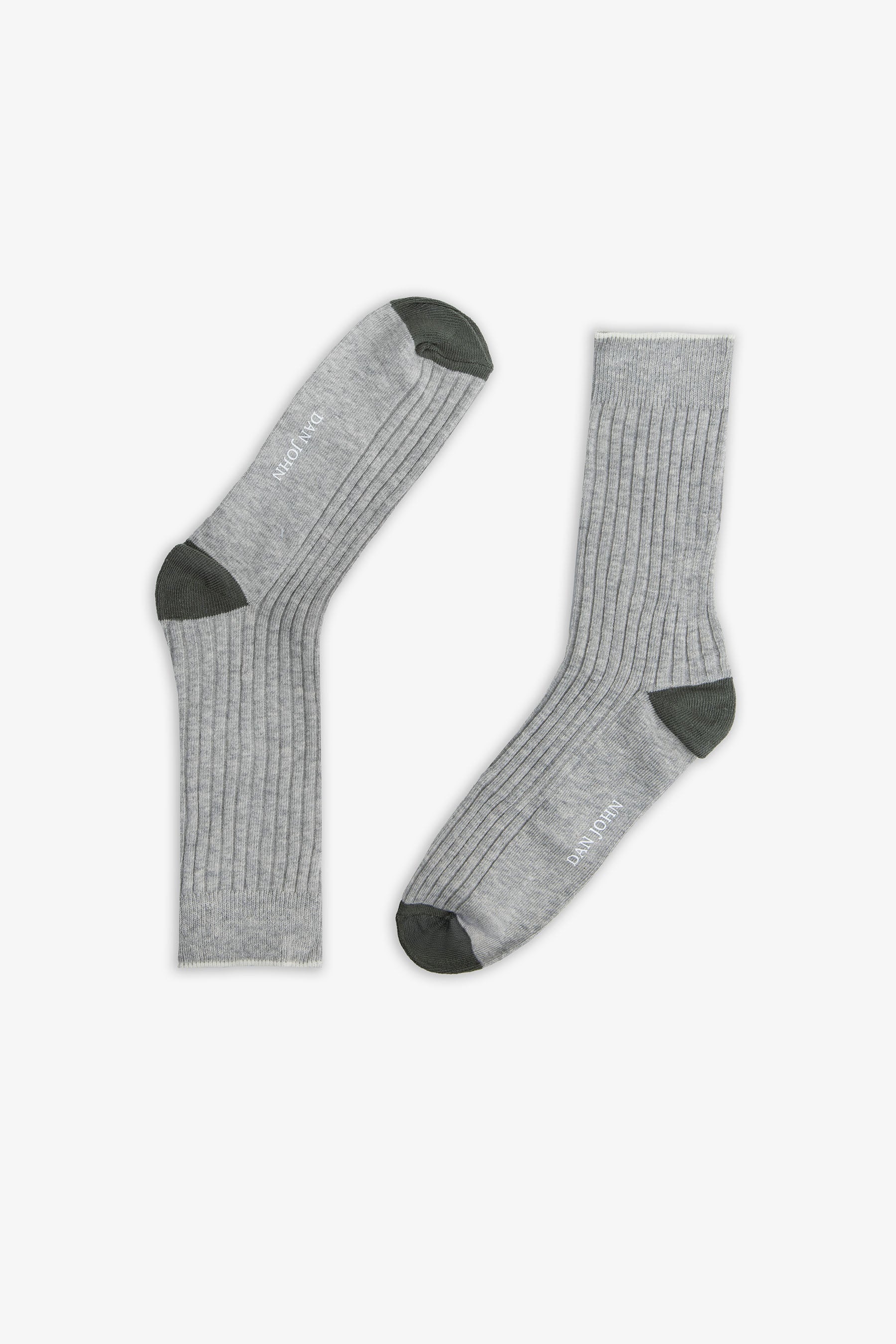 Lot de 3 paires de chaussettes à rayures et bordures bicolores vertes Kids