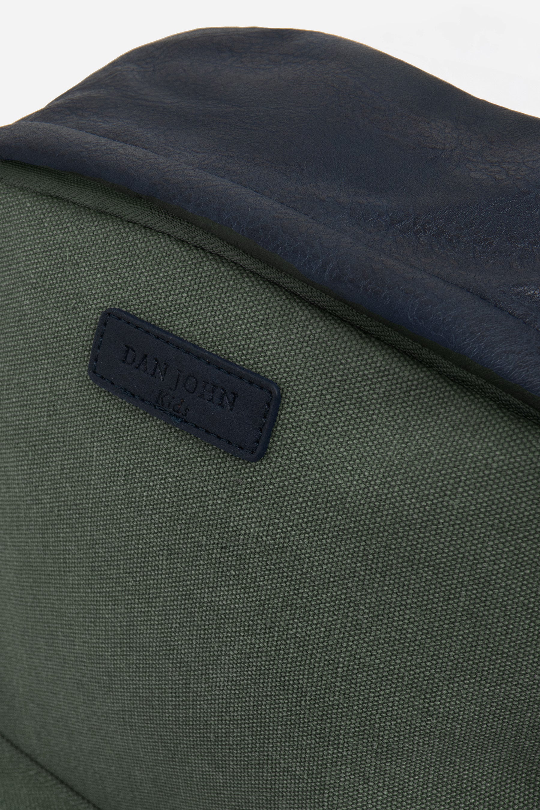 KIDS Green canvas backpack