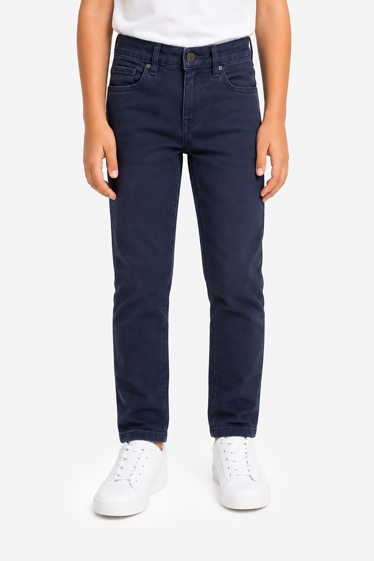 Pantaloni 5 tasche blu Kids