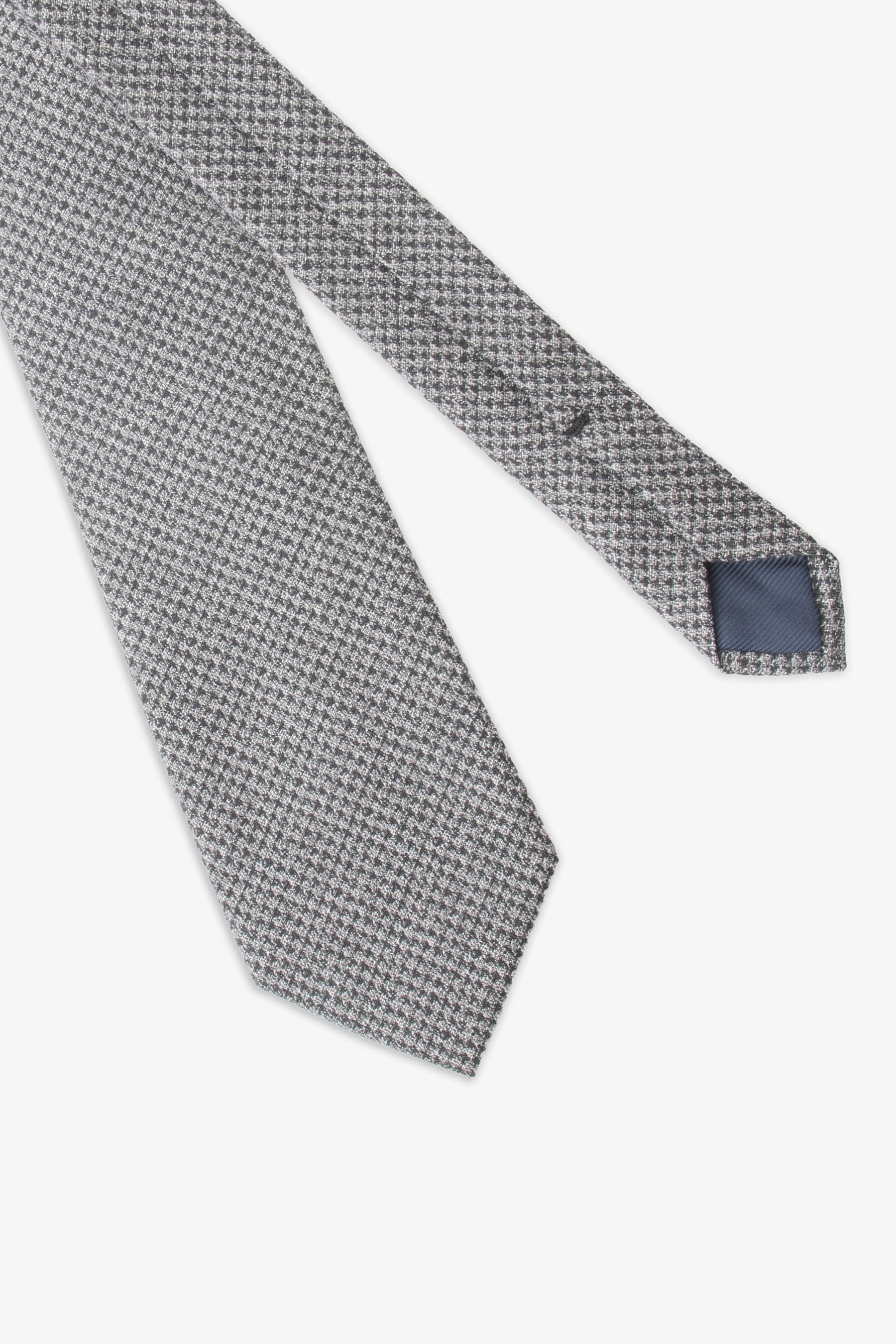 Gray Pied de Poule tie