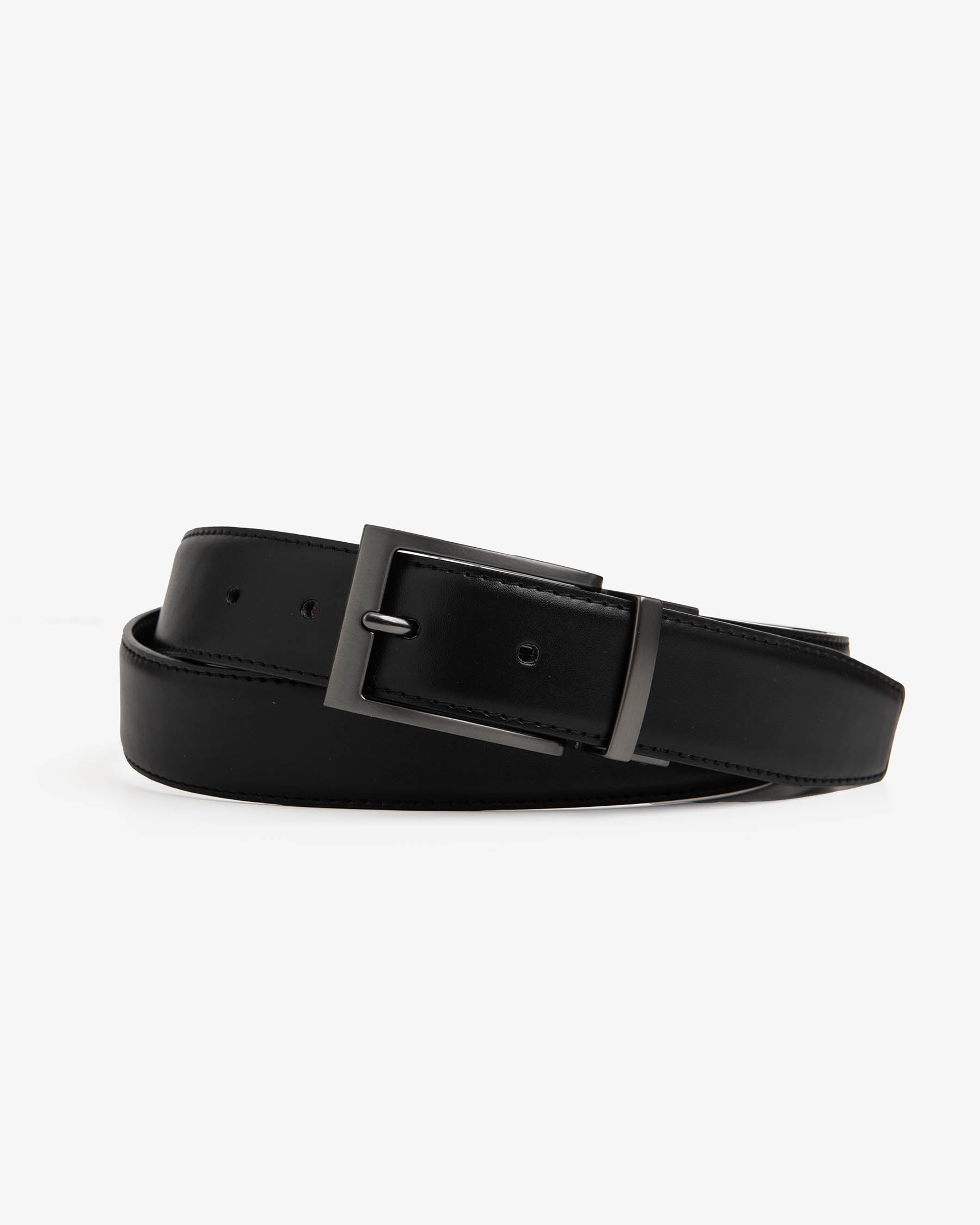 Dark brown/black reversible classic belt