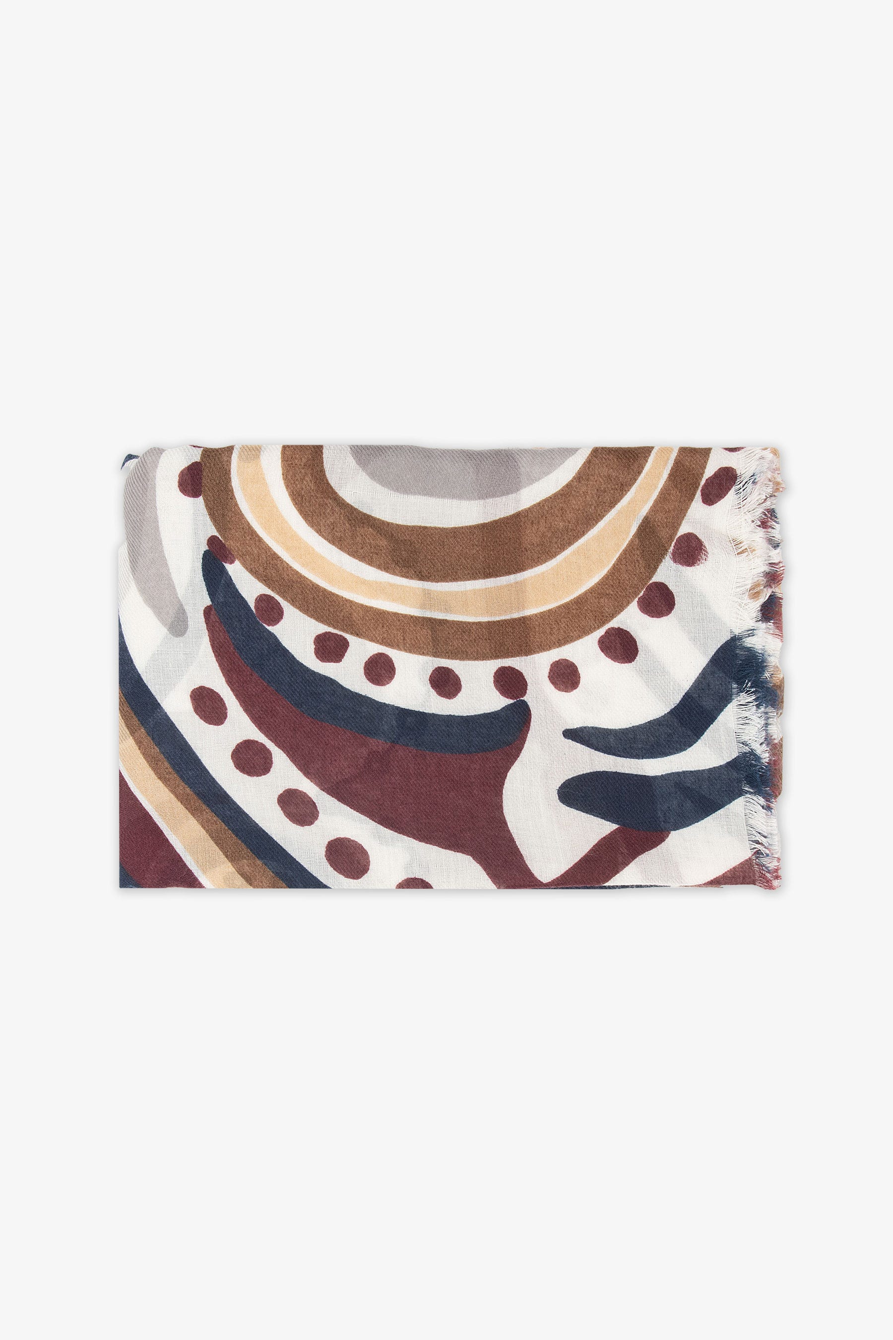 Pashmina fantasia multicolor bordeaux-Dan John