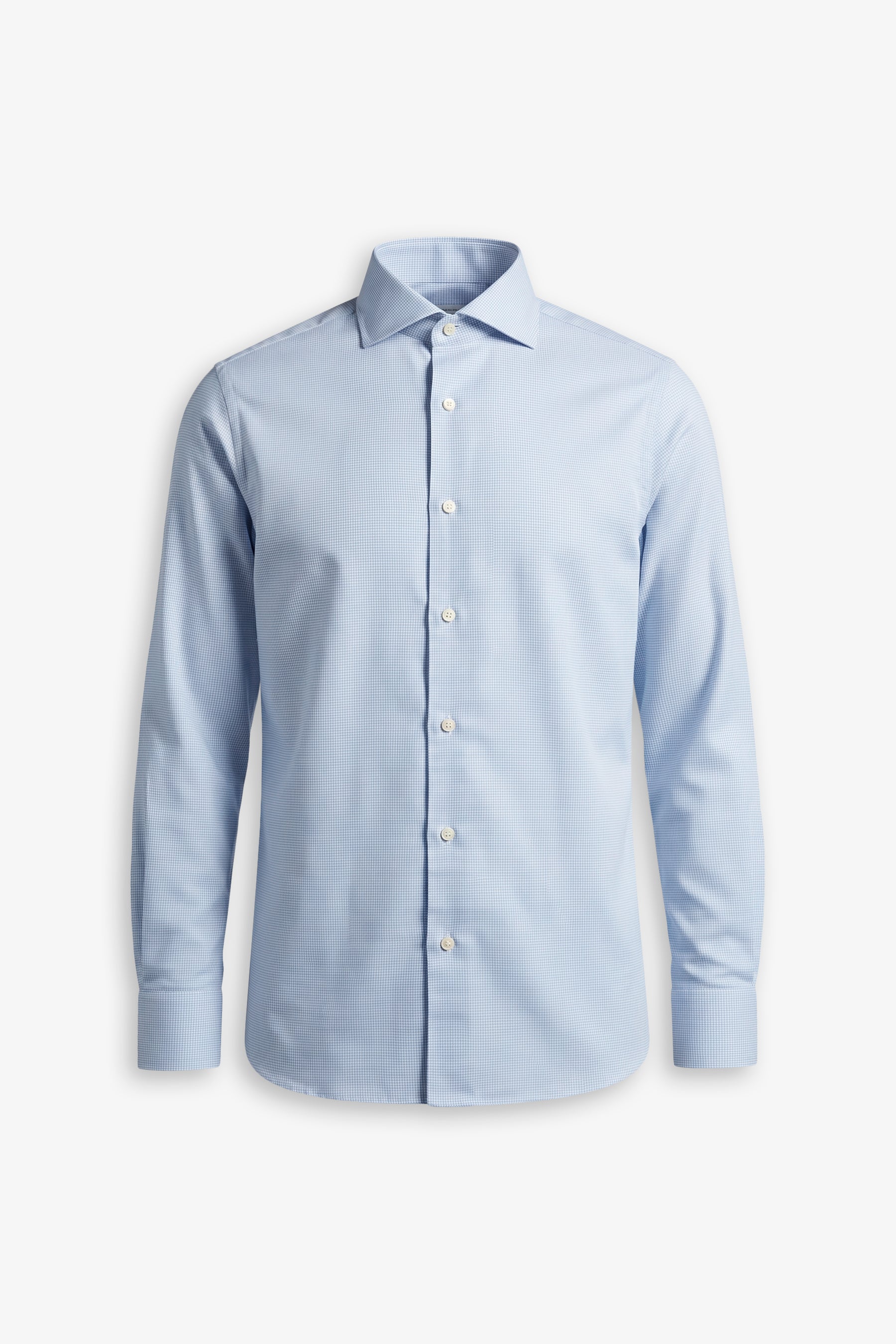 Camicia pied de poule azzurra