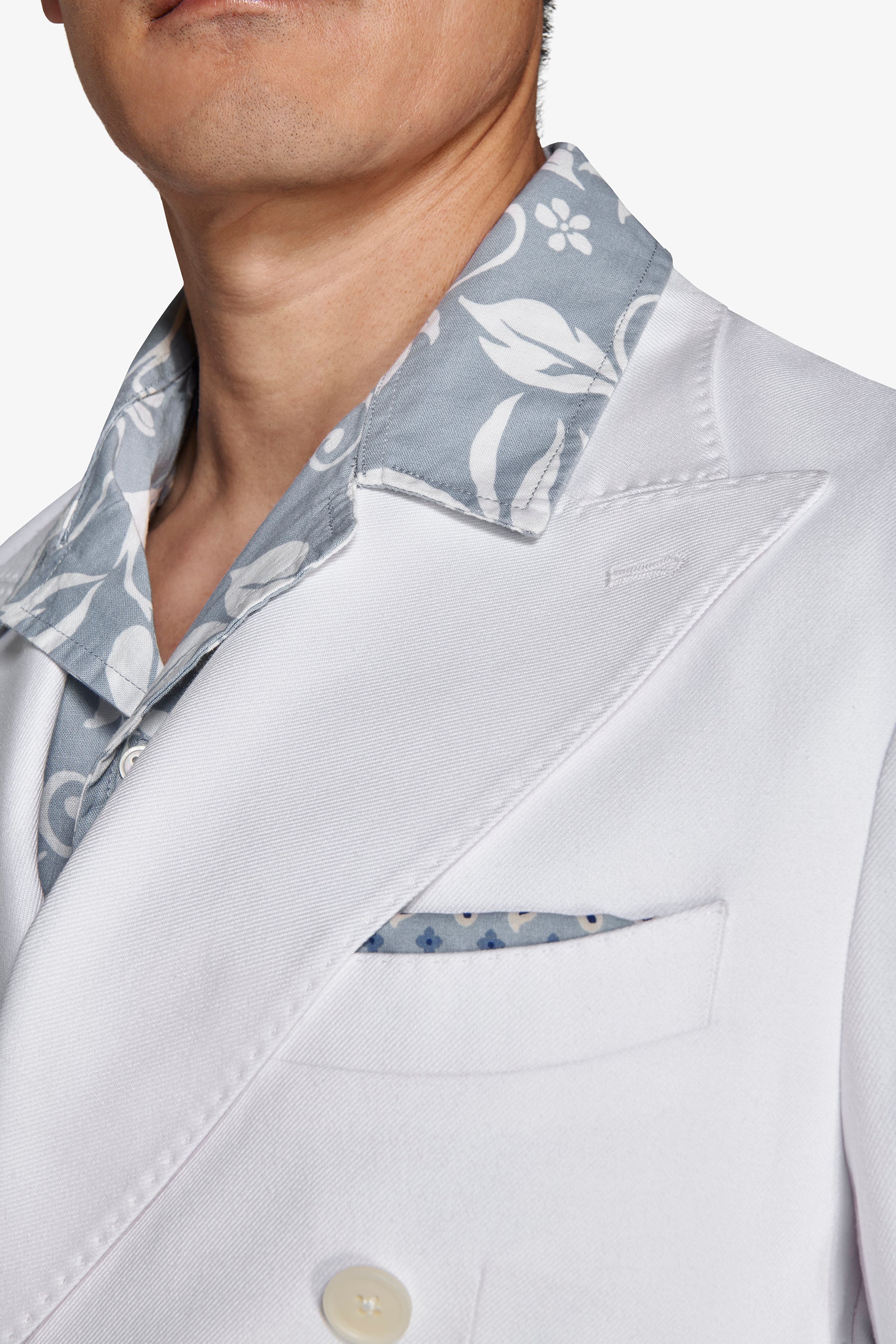 Giacca doppiopetto relaxed bianca