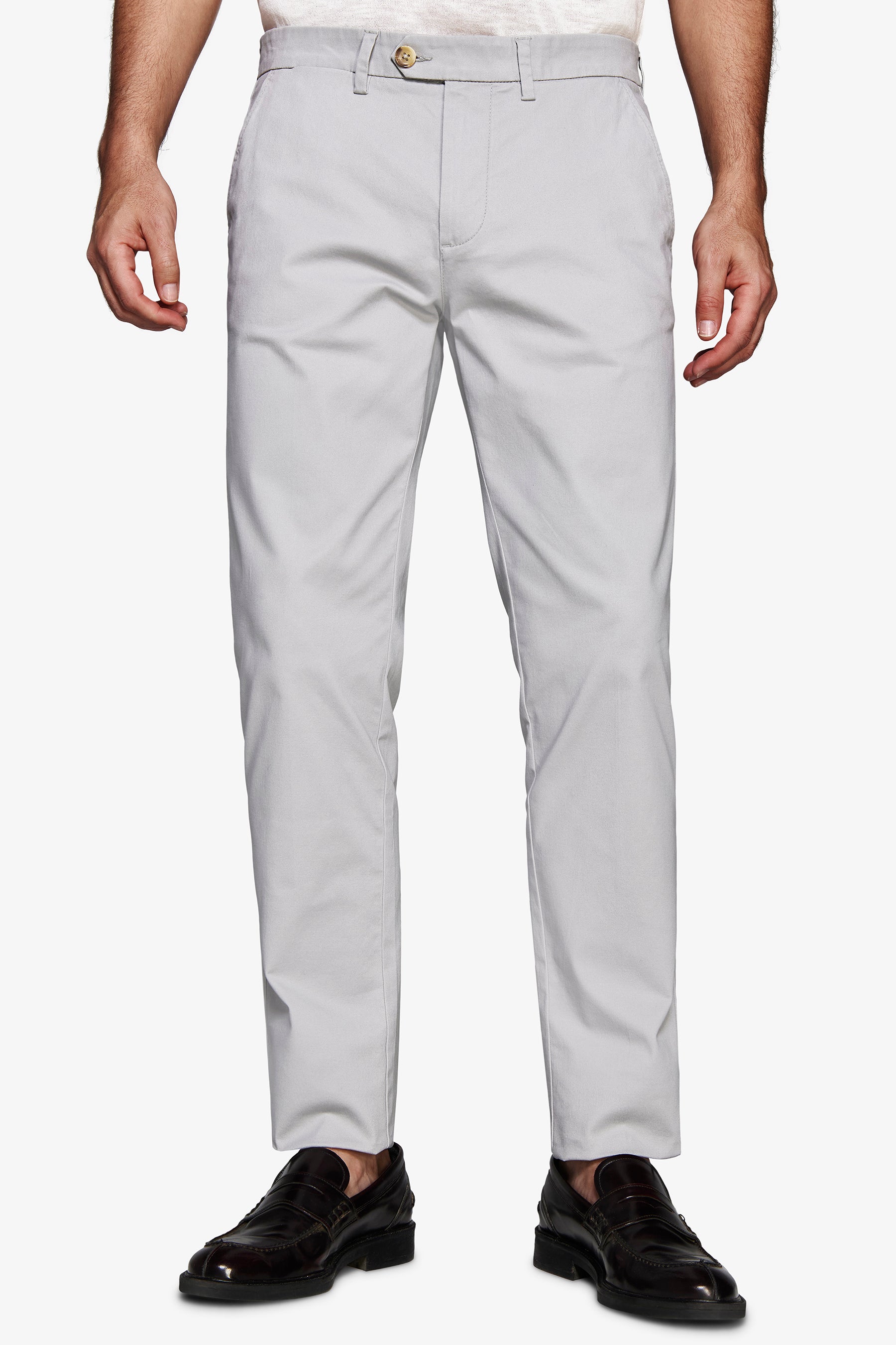 Pantaloni chino grigi