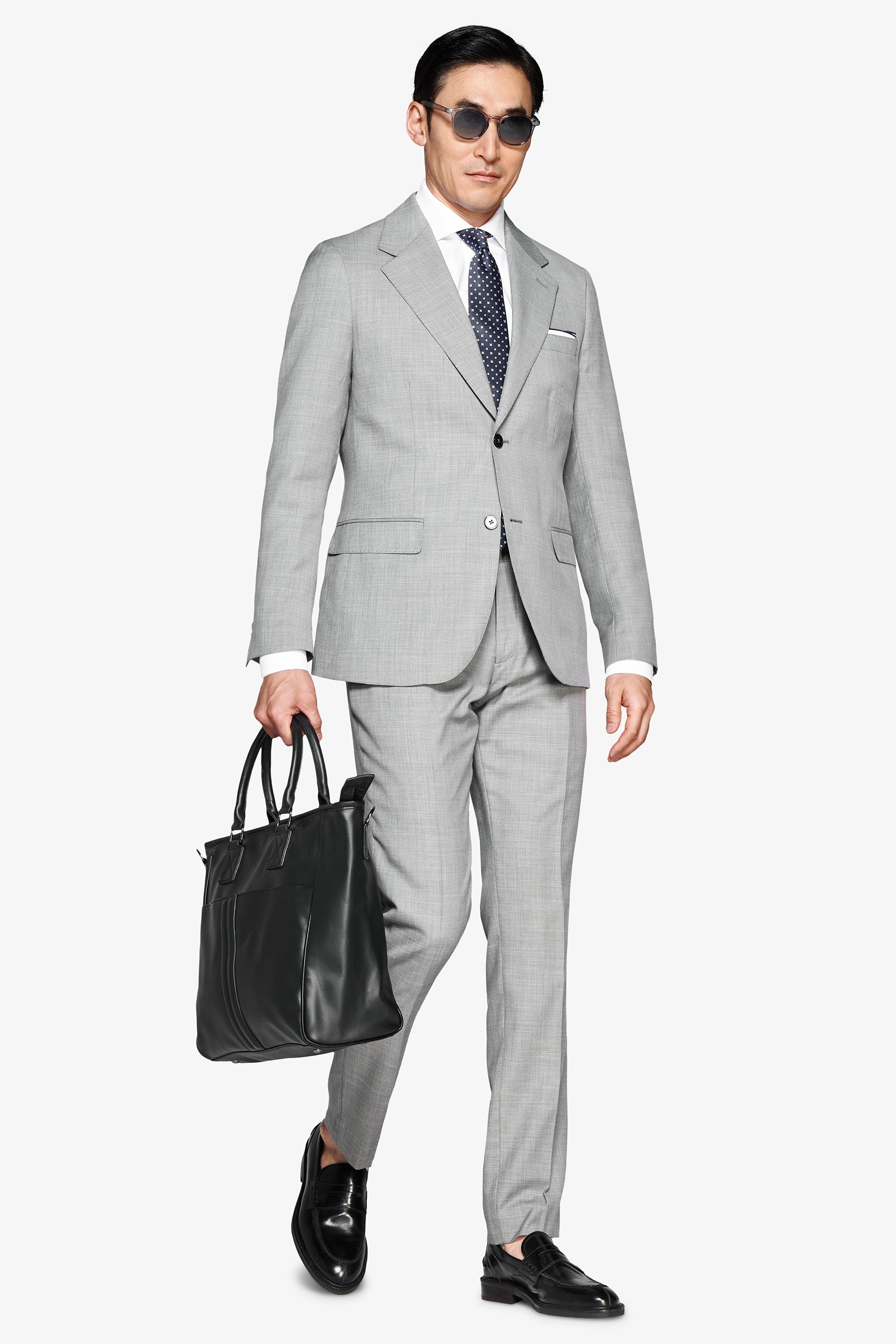 Giacca in grisaglia grigia