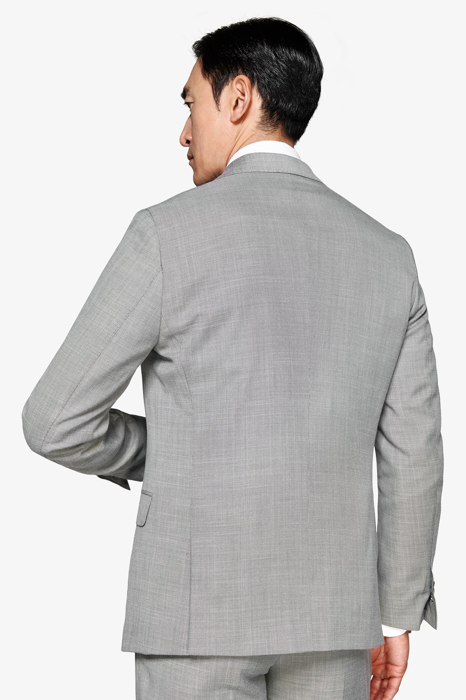 Giacca in grisaglia grigia