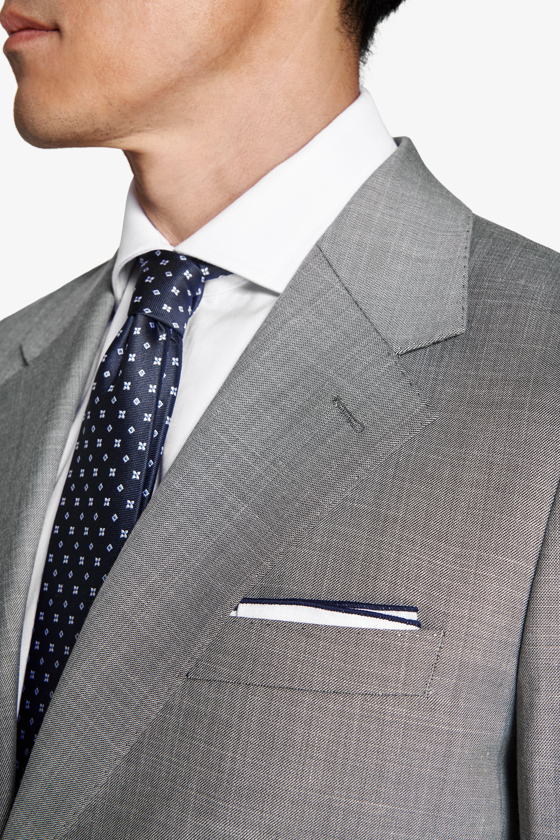 Giacca in grisaglia grigia