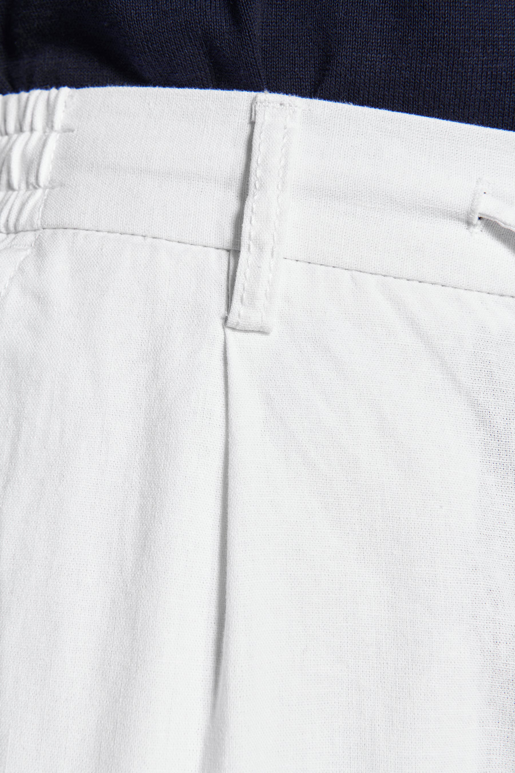 Pantalaccio misto lino bianco-Dan John