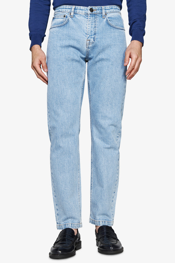 Pantaloni denim blu chiaro