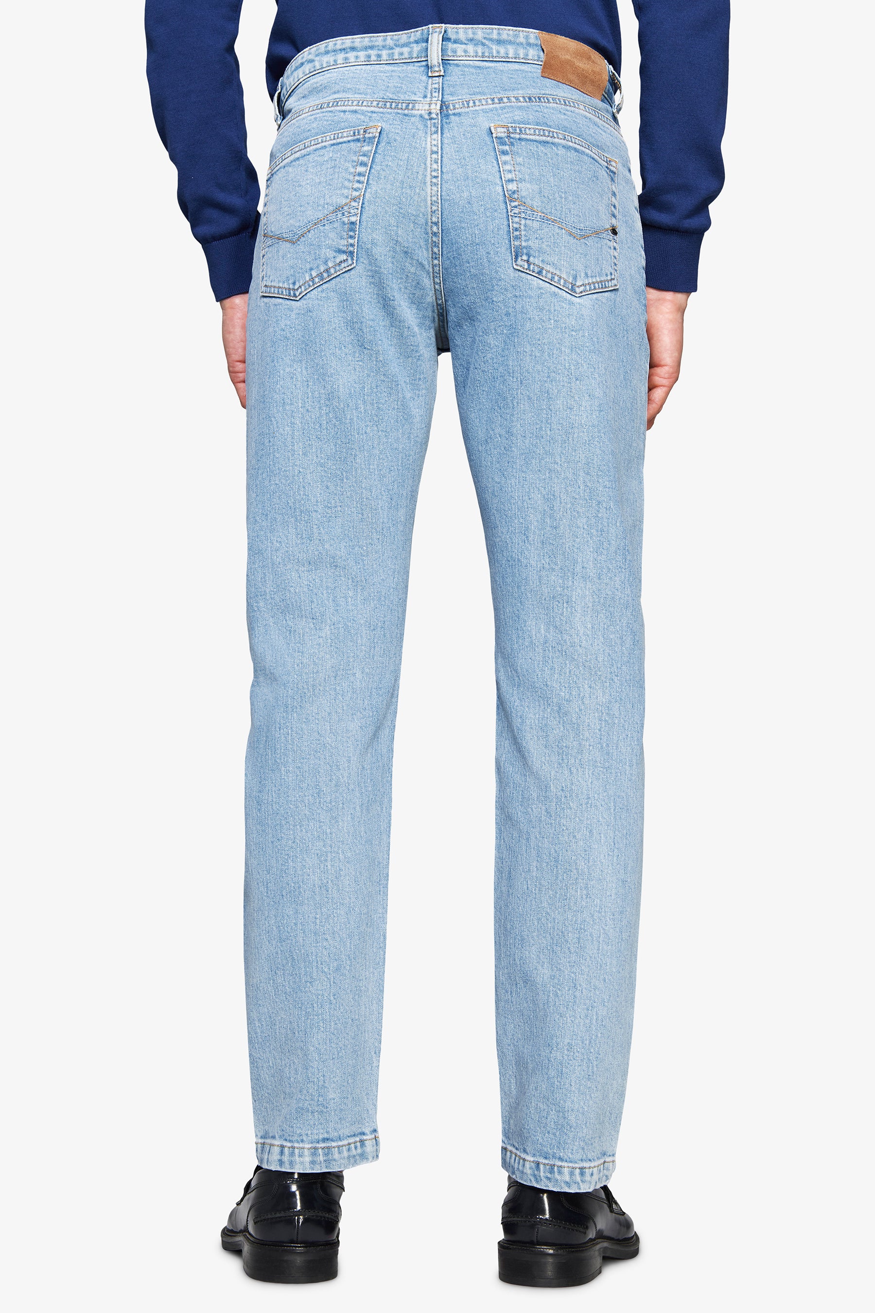 Pantalón de denim azul claro