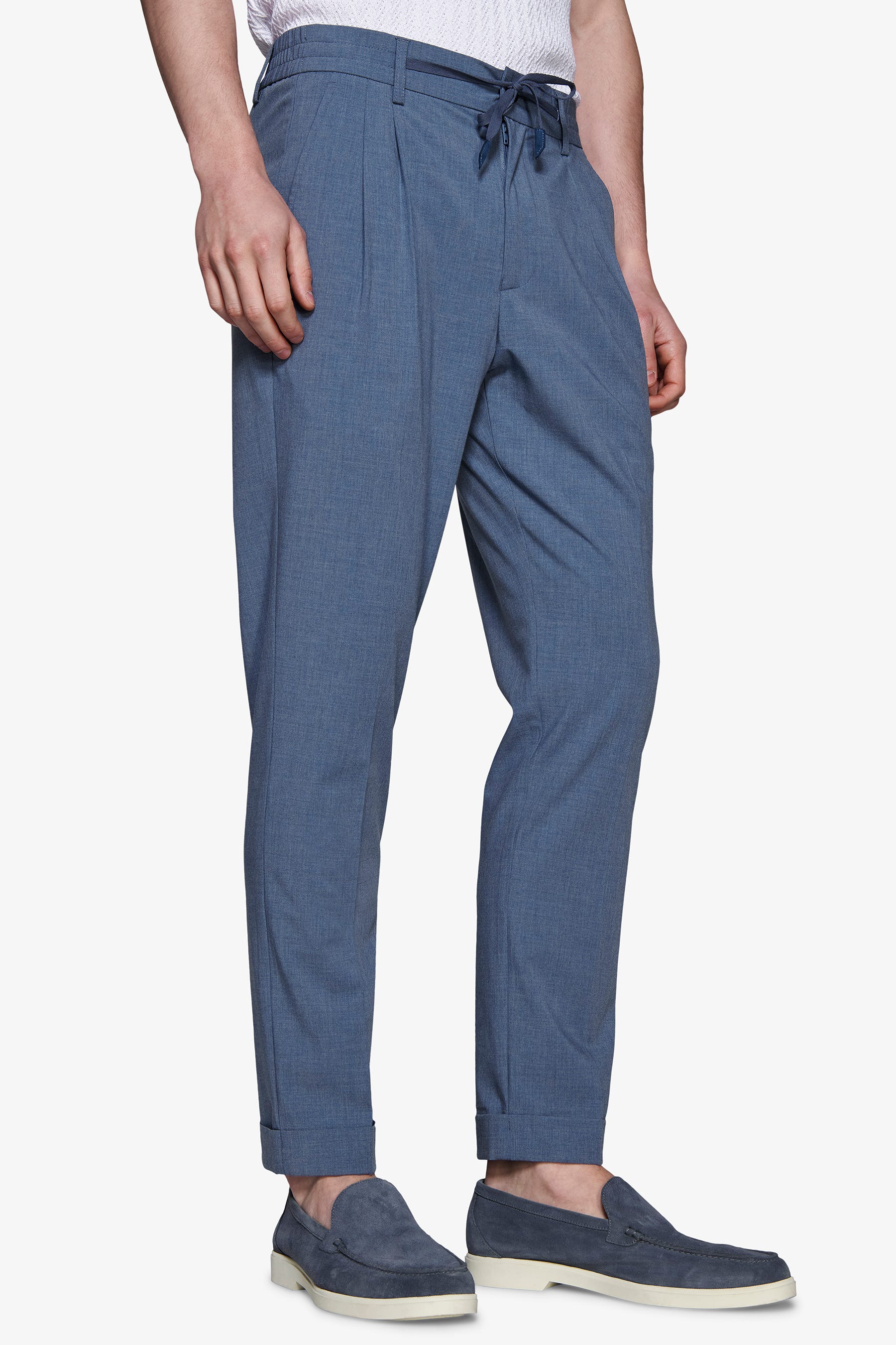 Pantalaccio tela melange avion-Dan John
