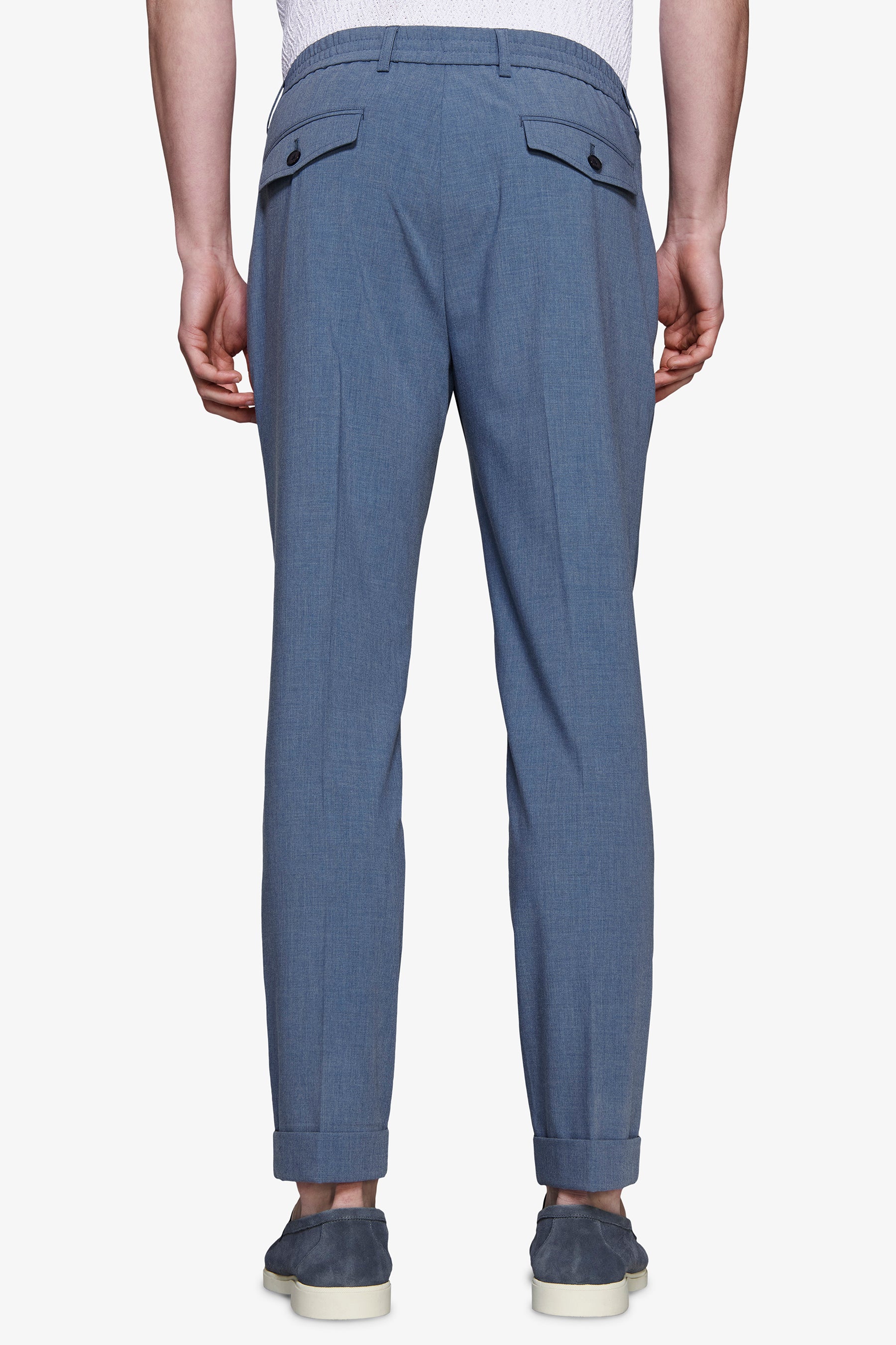 Pantalaccio tela melange avion