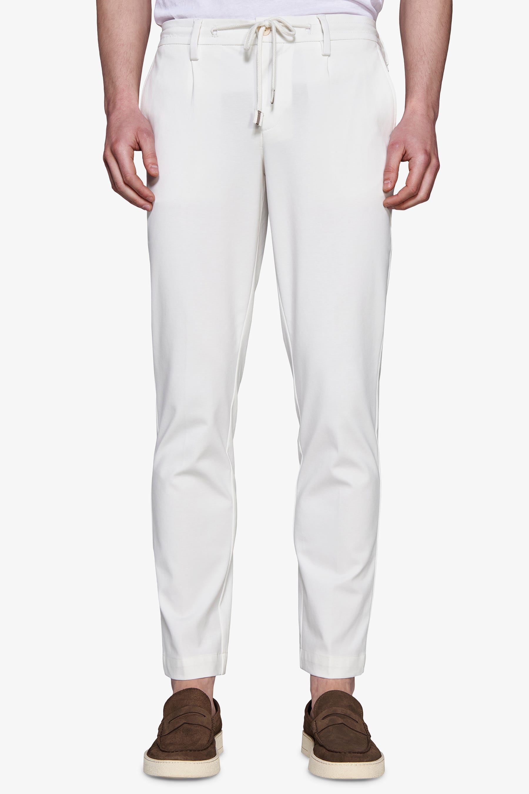 Pantaloni jersey panna DNJ-Dan John