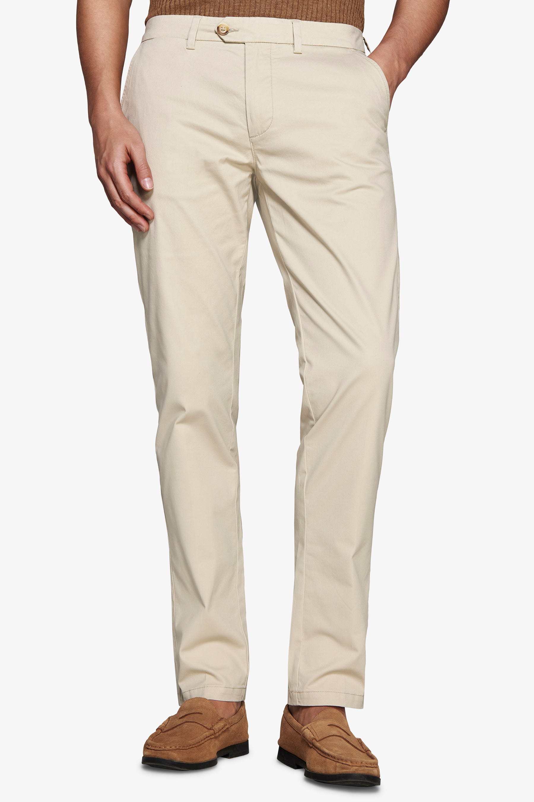 Pantaloni chino cream-Dan John