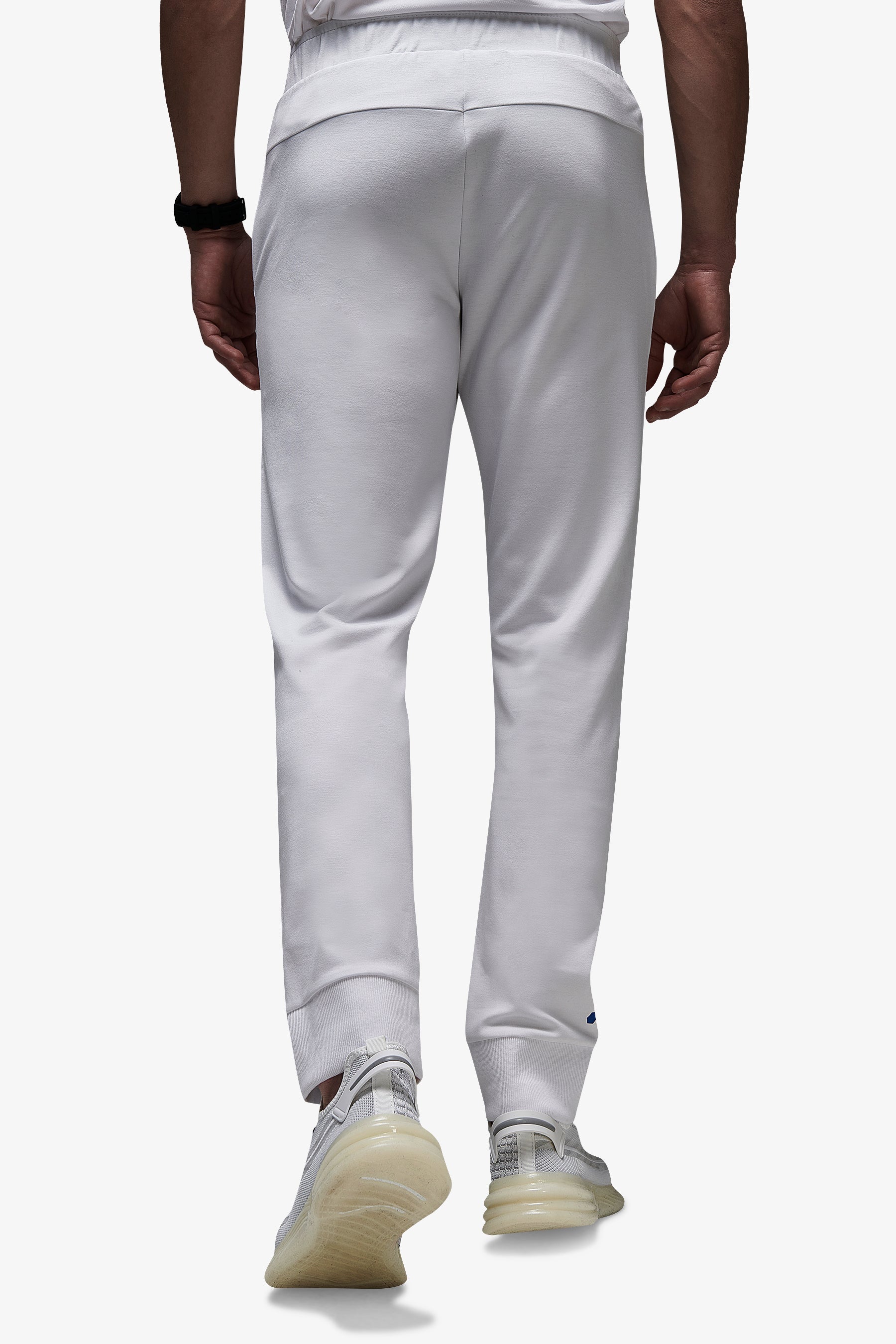 DNJ white soft technical trousers