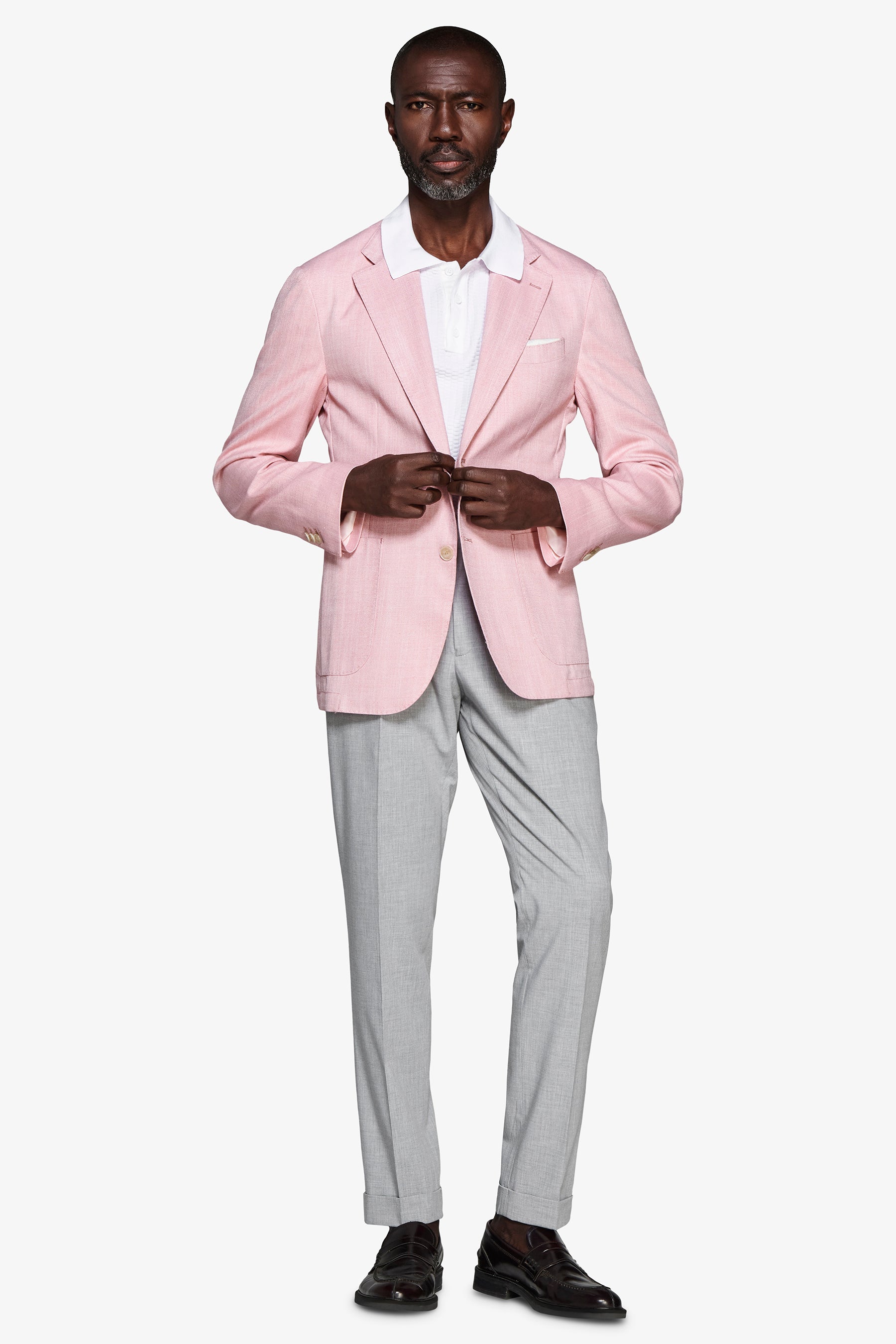 Giacca armaturata rosa