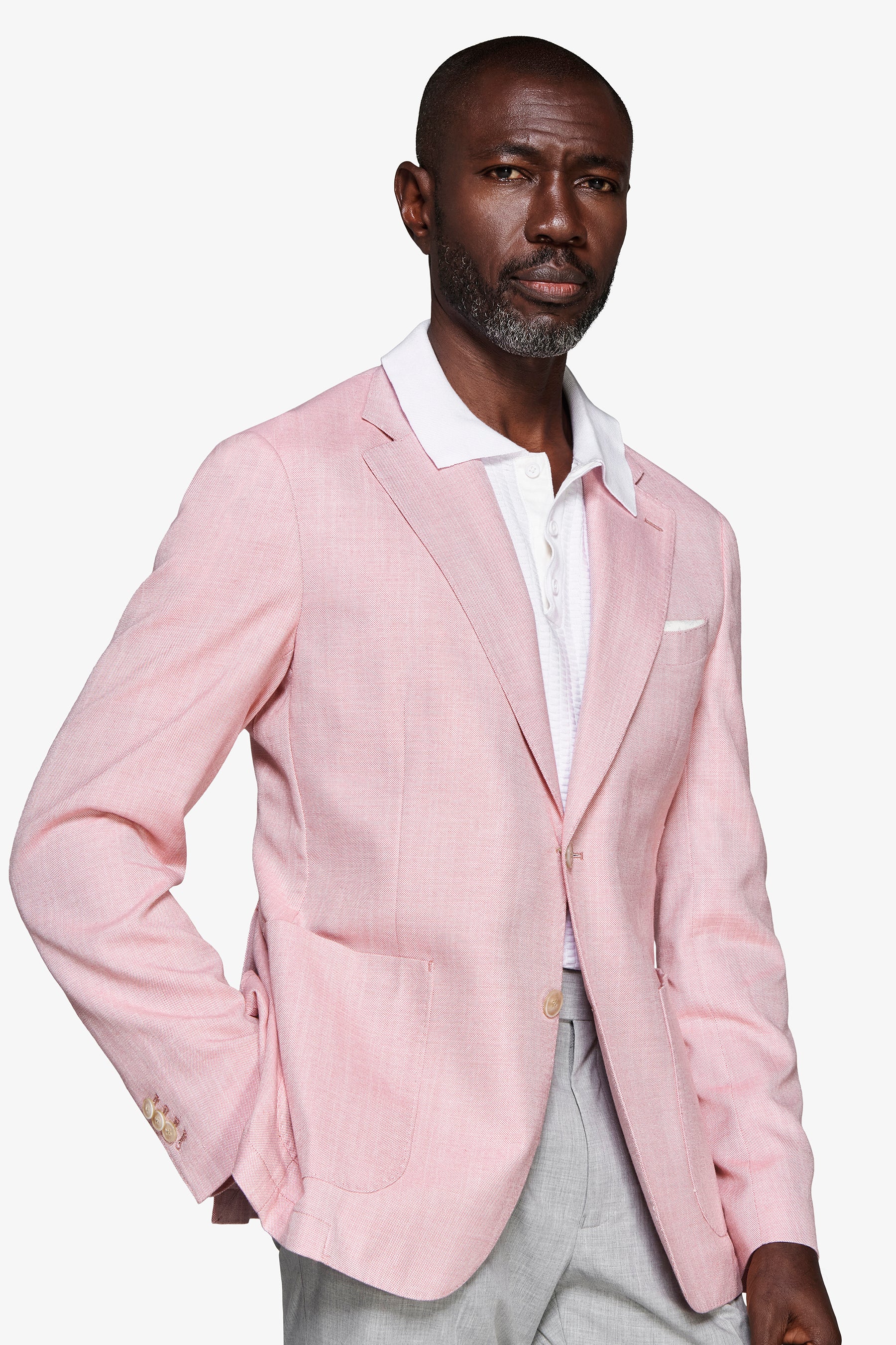 Giacca armaturata rosa