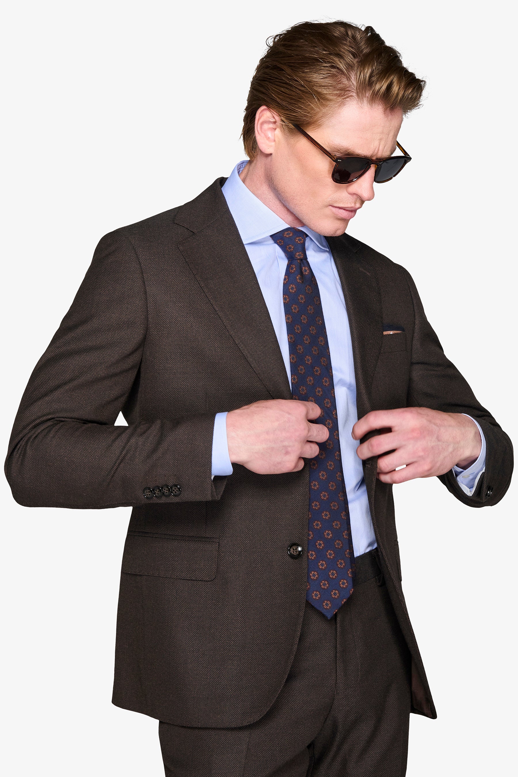 Abito occhio di pernice moro-Dan John