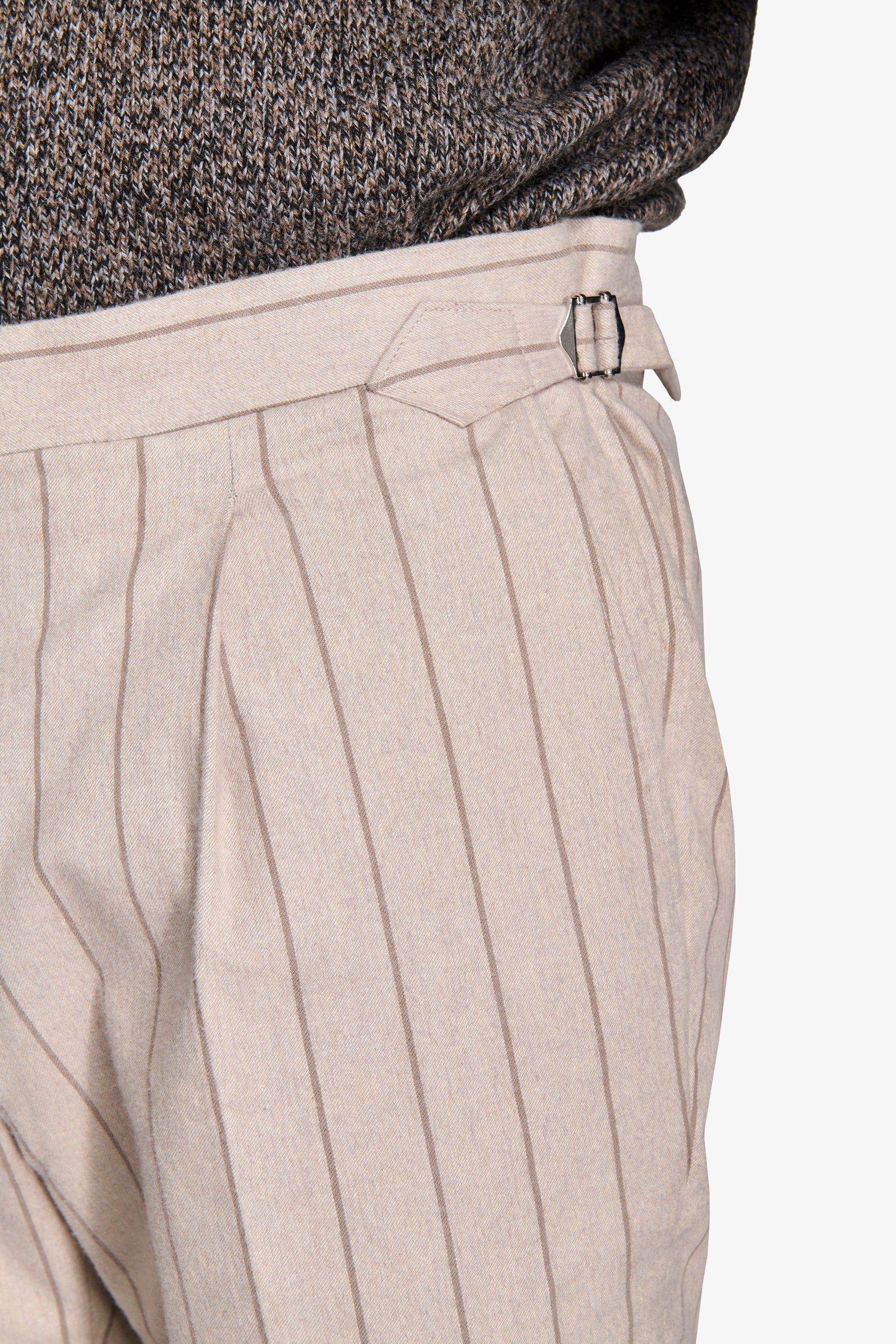 Pantaloni da abito gessato corda-Dan John
