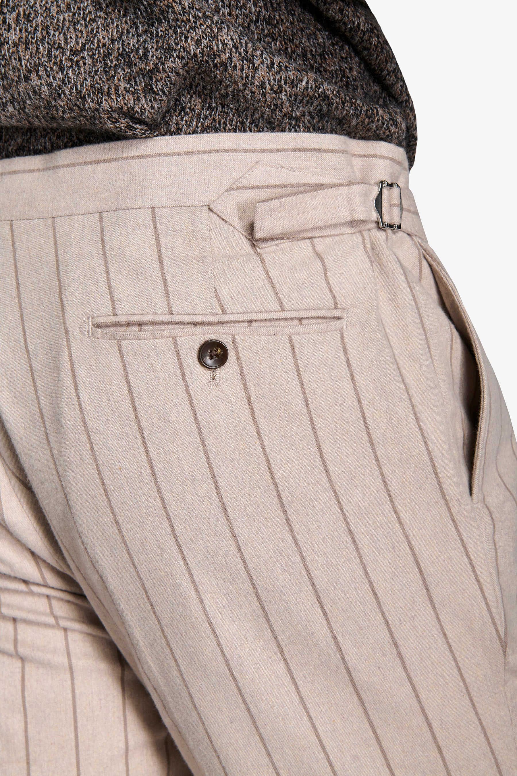 Pantaloni da abito gessato corda-Dan John
