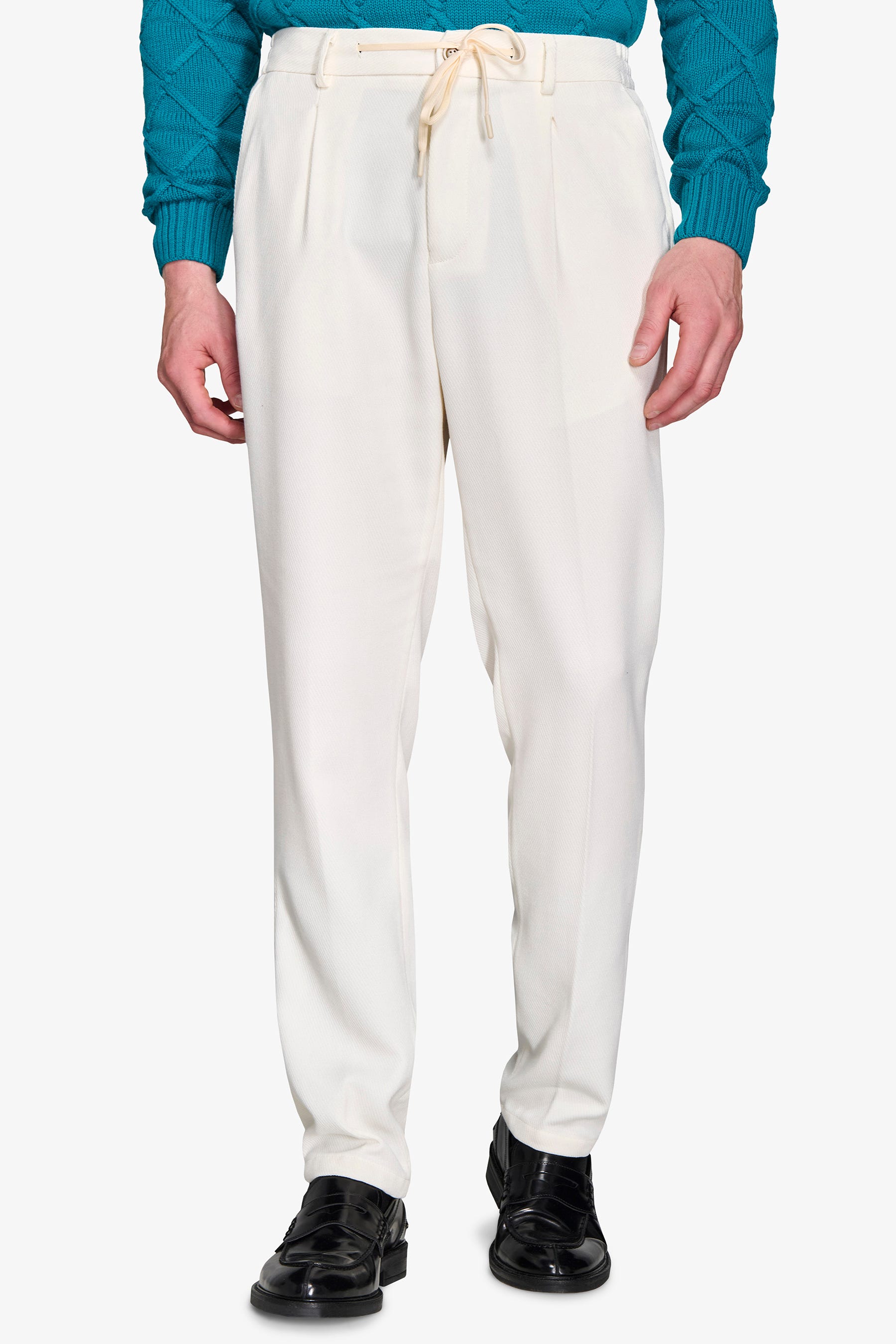 Pantalaccio diagonale panna-Dan John