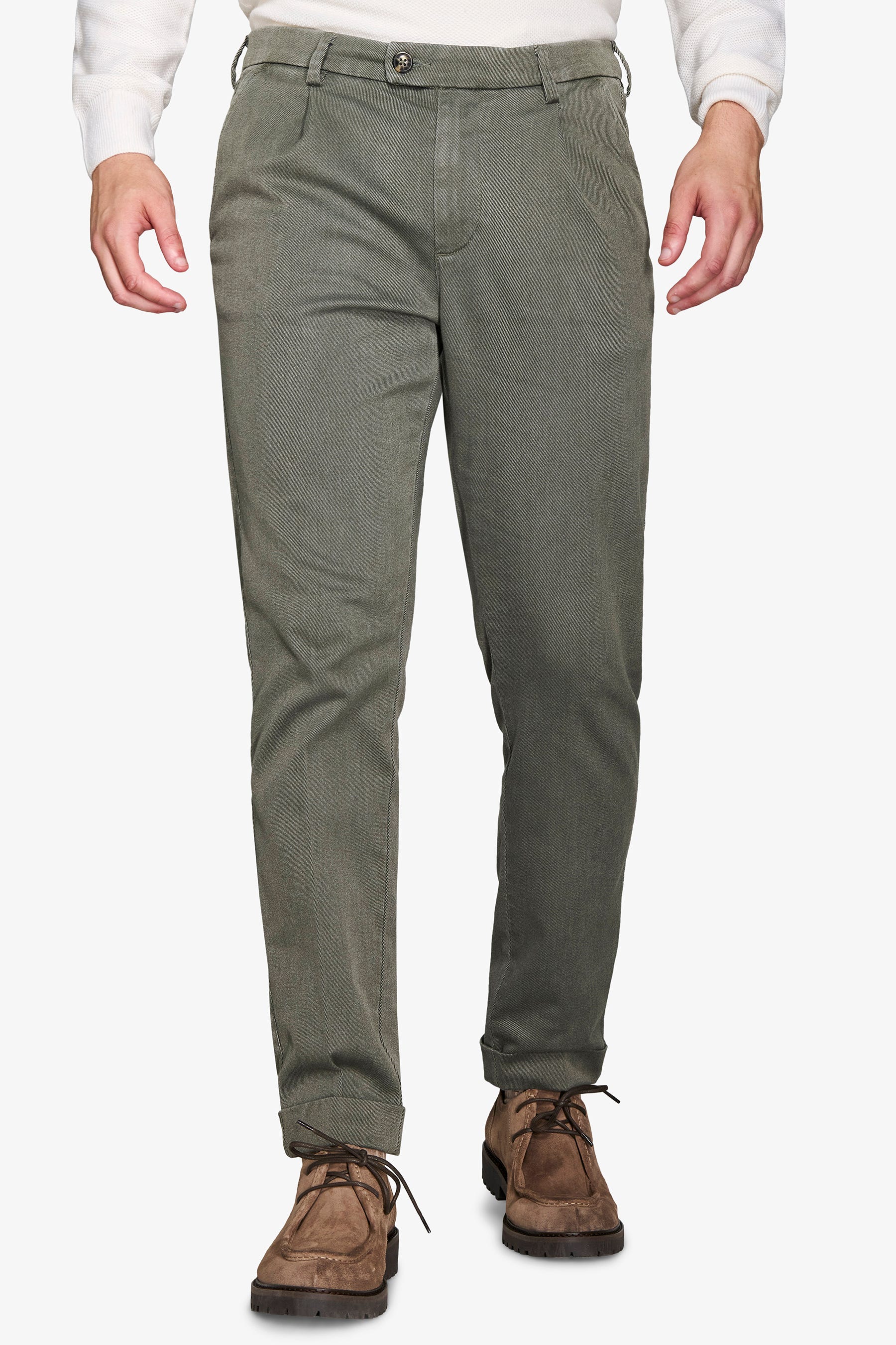 Pantaloni cavalry verde-Dan John