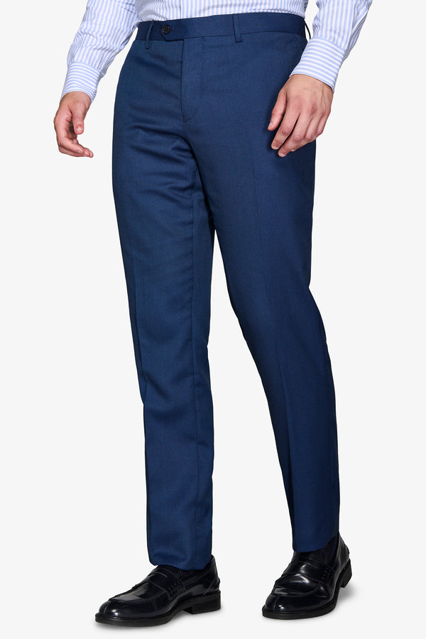 Pantalon de costume armure œil de perdrix royal